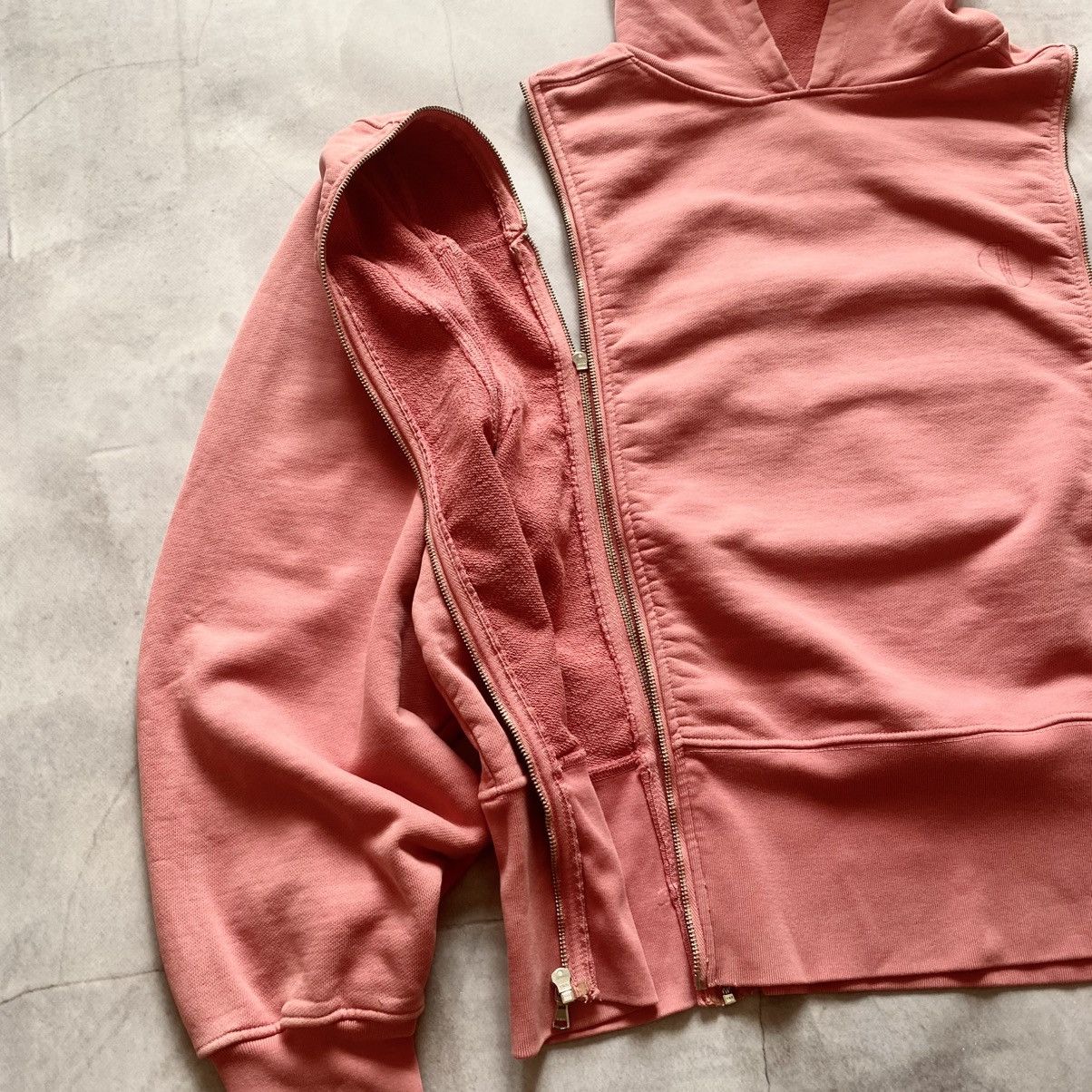 Hysteric Glamour TRE by Natalie Ratabesi Boxy Hoodie Zip-Off Sleeves RRP 699£ Size L / US 10 / IT 46 - 7 Thumbnail