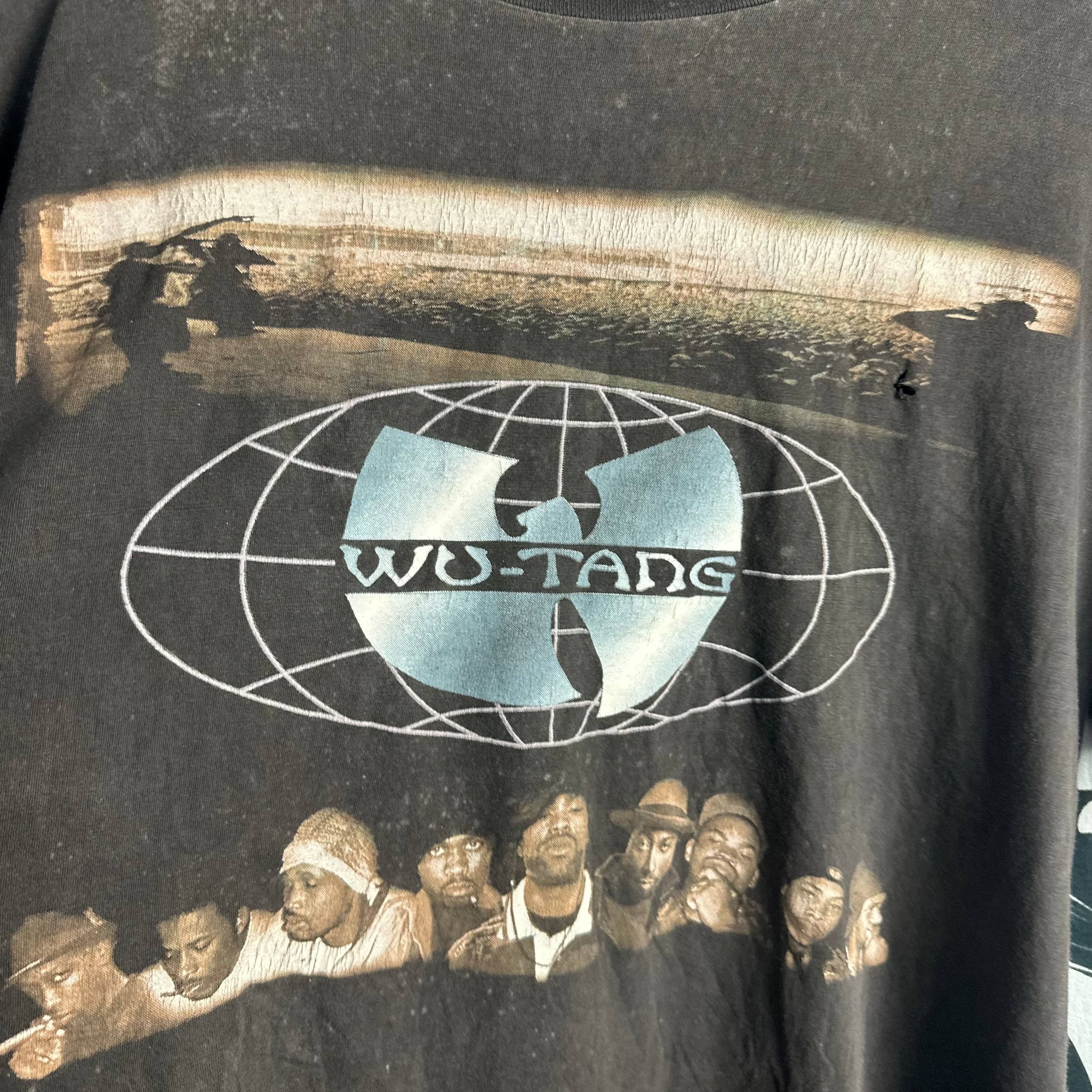 Vintage Rare Vintage Wutang Forever Redwood Tag Rap Tee T-Shirt Size US XL / EU 56 / 4 - 14 Thumbnail