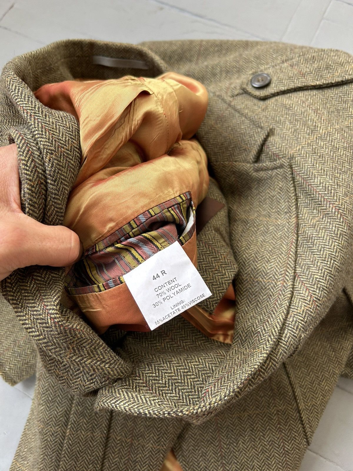 Japanese Brand × Vintage Gibson wool blazer England Size 44R - 8 Thumbnail