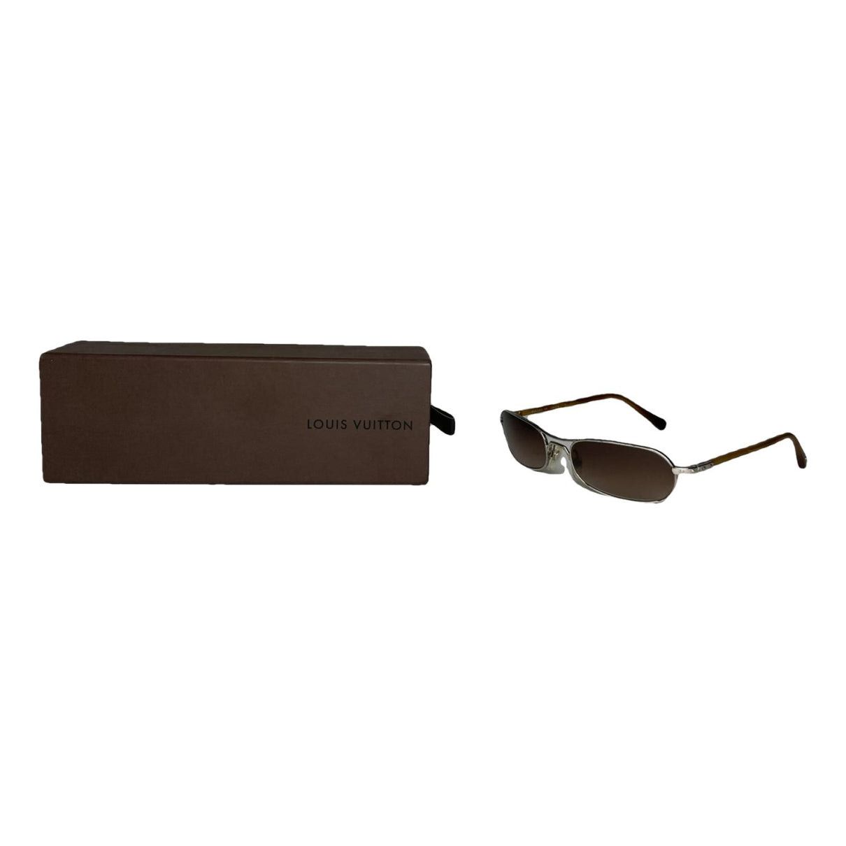 Louis Vuitton Brown Metal Sunglasses Size ONE SIZE - 1 Thumbnail