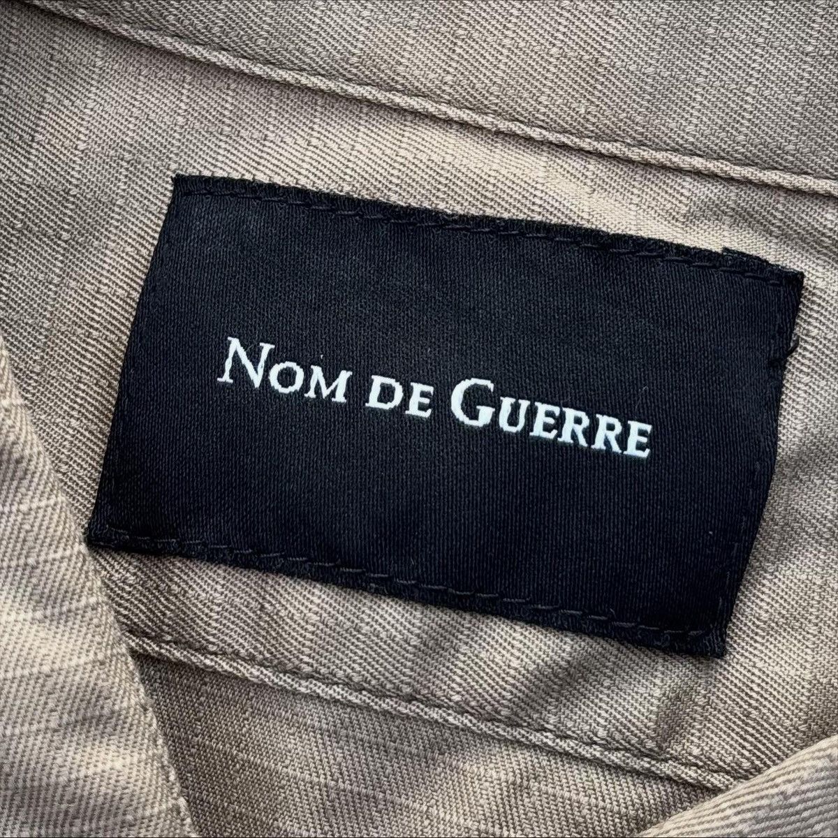 Beams Plus × Engineered Garments Nom De Guerre Beige Military Work Shirt Size US S / EU 44-46 / 1 - 5 Thumbnail