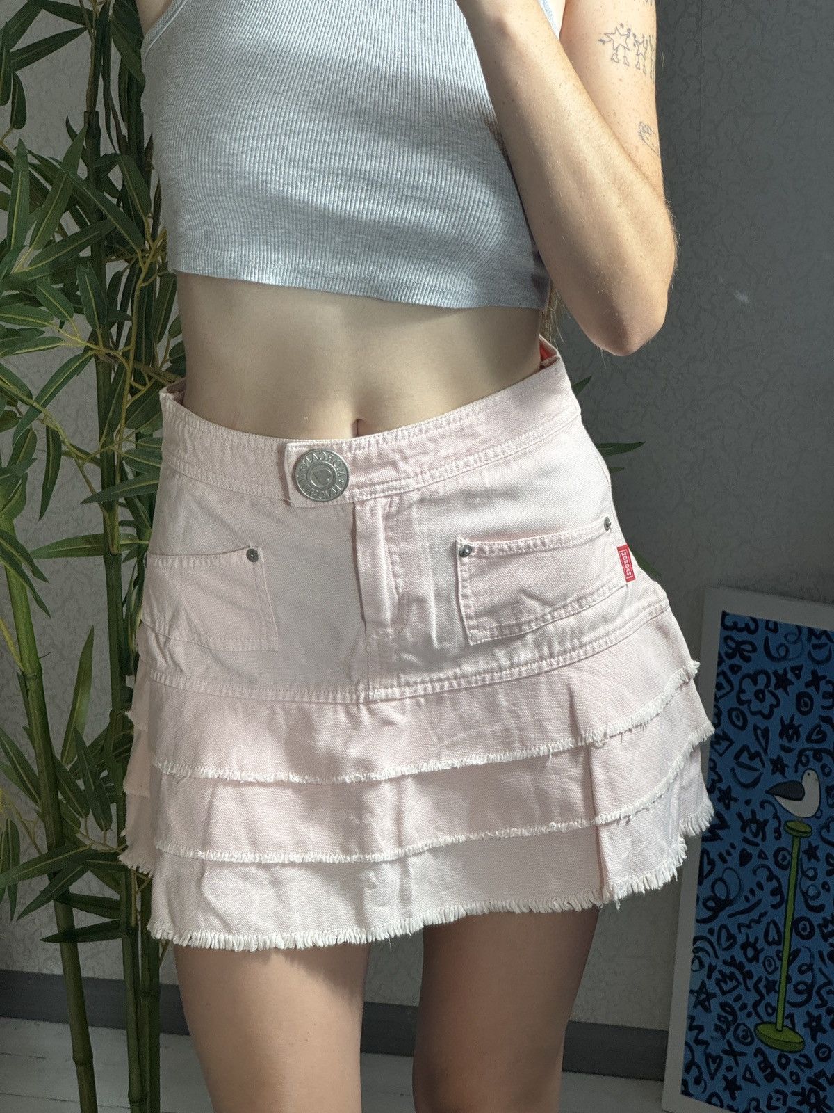 Morgan Homme VINTAGE MORGAN DE TOI PLEATED MINI SKIRT Size 28" / US 6 / IT 42 - 3 Thumbnail