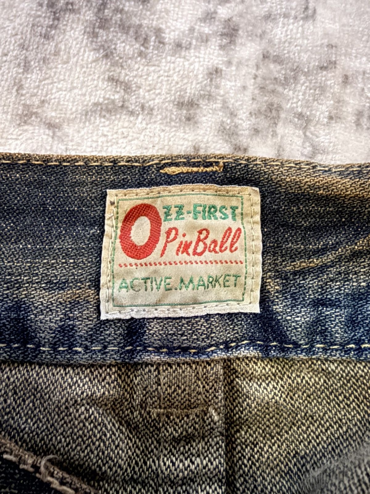 If Six Was Nine 2000s Pinball Studded Flared Jeans Mud Wash Distressed Size US 34 / EU 50 - 22 Thumbnail