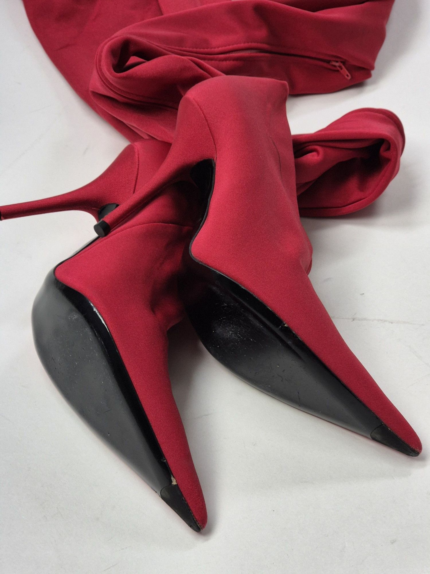 Balenciaga Balenciaga red leggings-high heel shoes Size US 8 / IT 38 - 18 Thumbnail