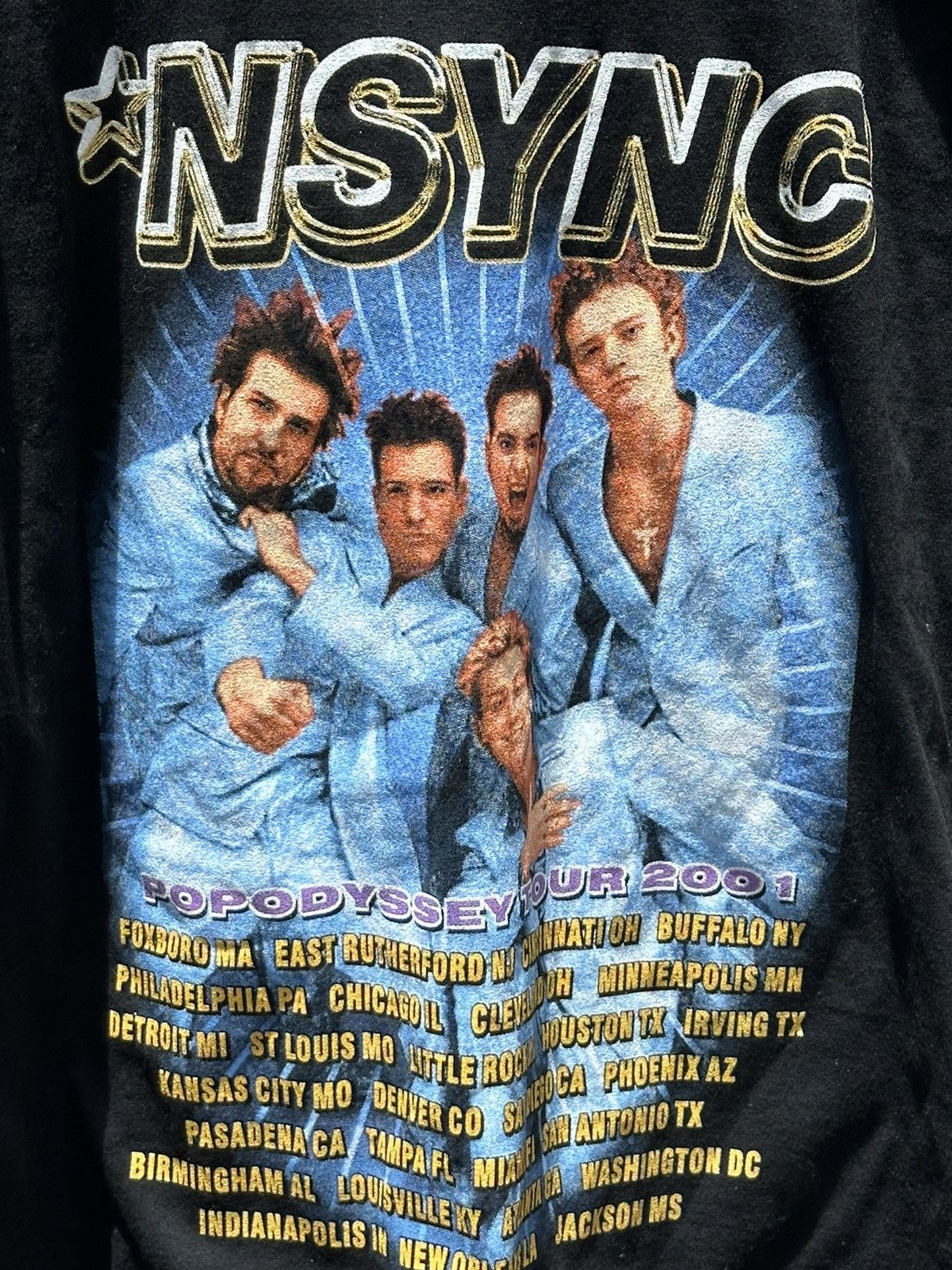 Band Tees × Rap Tees × Vintage *NSYNC RAP TEE 2001 Size US XL / EU 56 / 4 - 6 Thumbnail