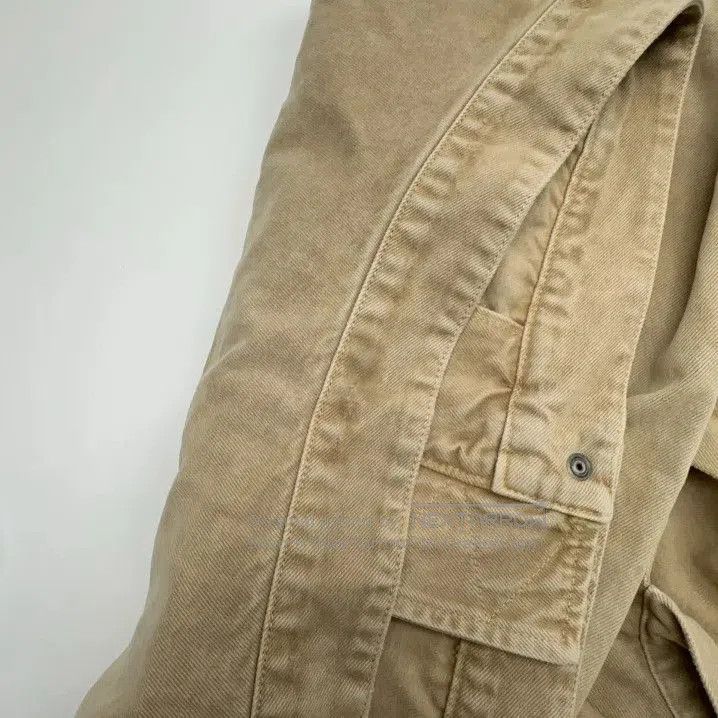 Balenciaga Balenciaga Beige Organic Cotton Cropped Hooded Jacket. Size US M / EU 48-50 / 2 - 9 Thumbnail