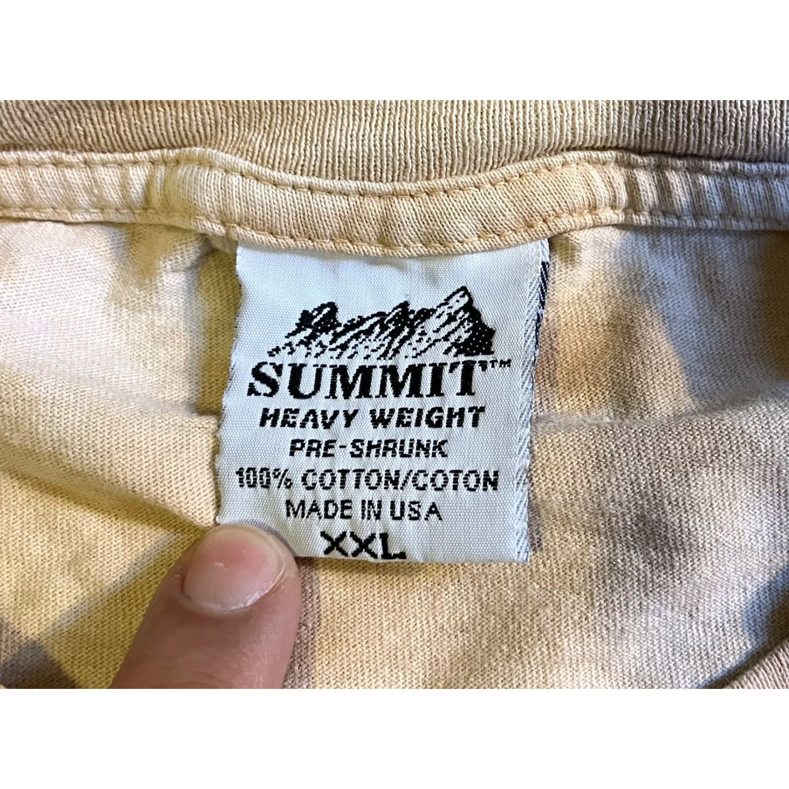 Vintage VINTAGE New York Renaissance Faire Shirt Men's XXL Tan White Tie Dye Distressed Size US XXL / EU 58 / 5 - 4 Thumbnail