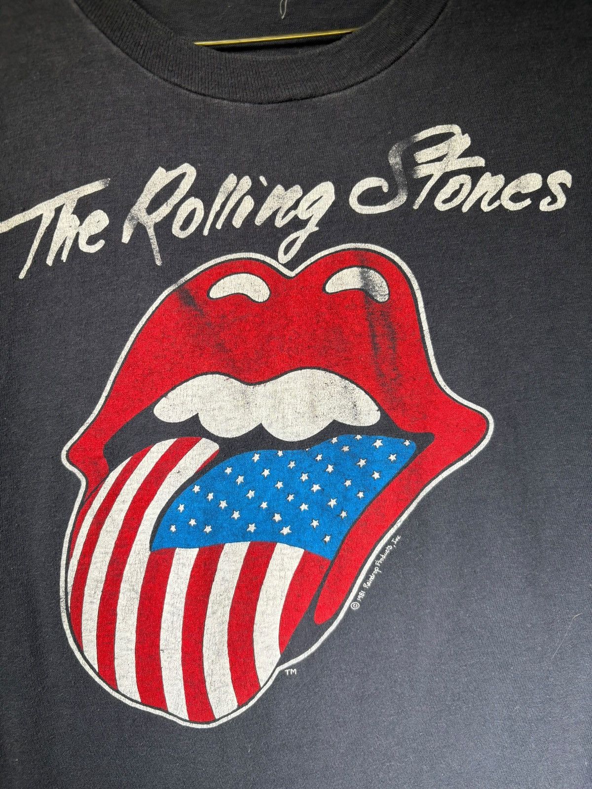 Band Tees 1981 Rolling Stones Tour Tshirt Size US S / EU 44-46 / 1 - 2 Thumbnail