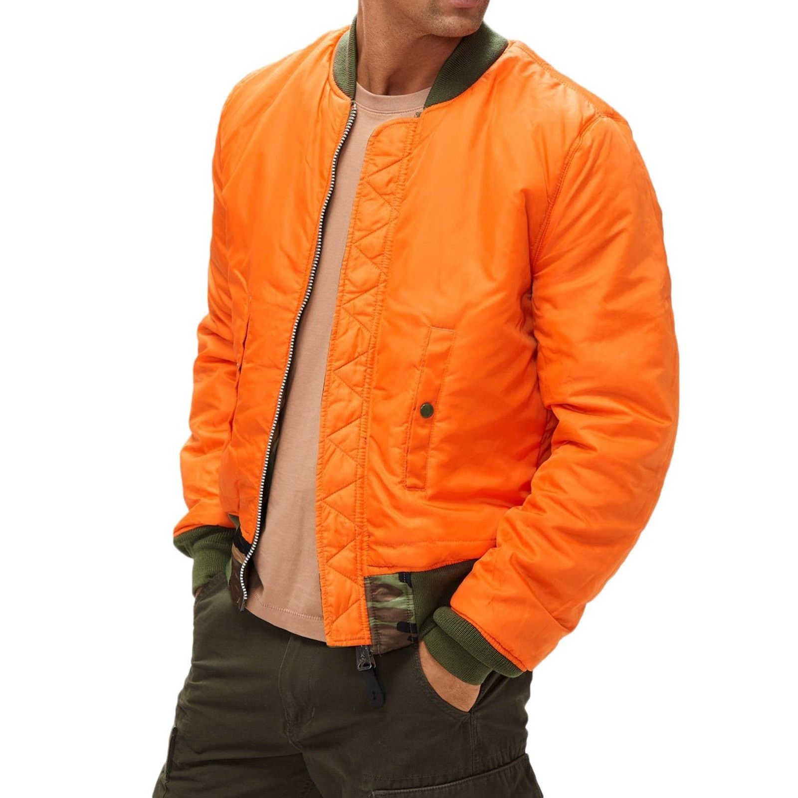 Alpha Industries Alpha Industries MA-1 Flyers Flight Bomber Slim-Fit Jacket Size US L / EU 52-54 / 3 - 3 Thumbnail