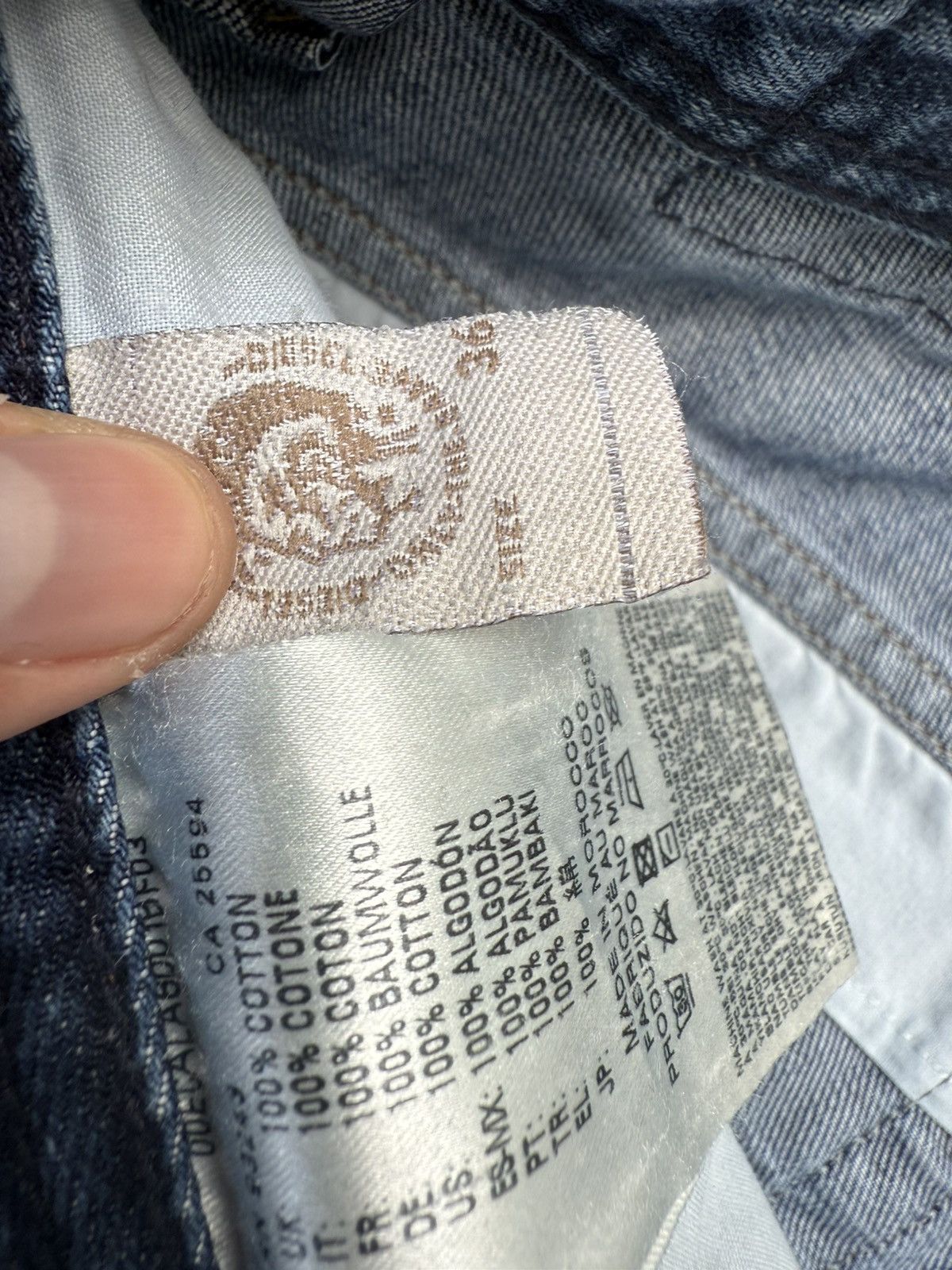 Diesel Y2K Diesel Safado Slim Straight Jeans Denim Blue36x30 Size US 36 / EU 52 - 5 Thumbnail