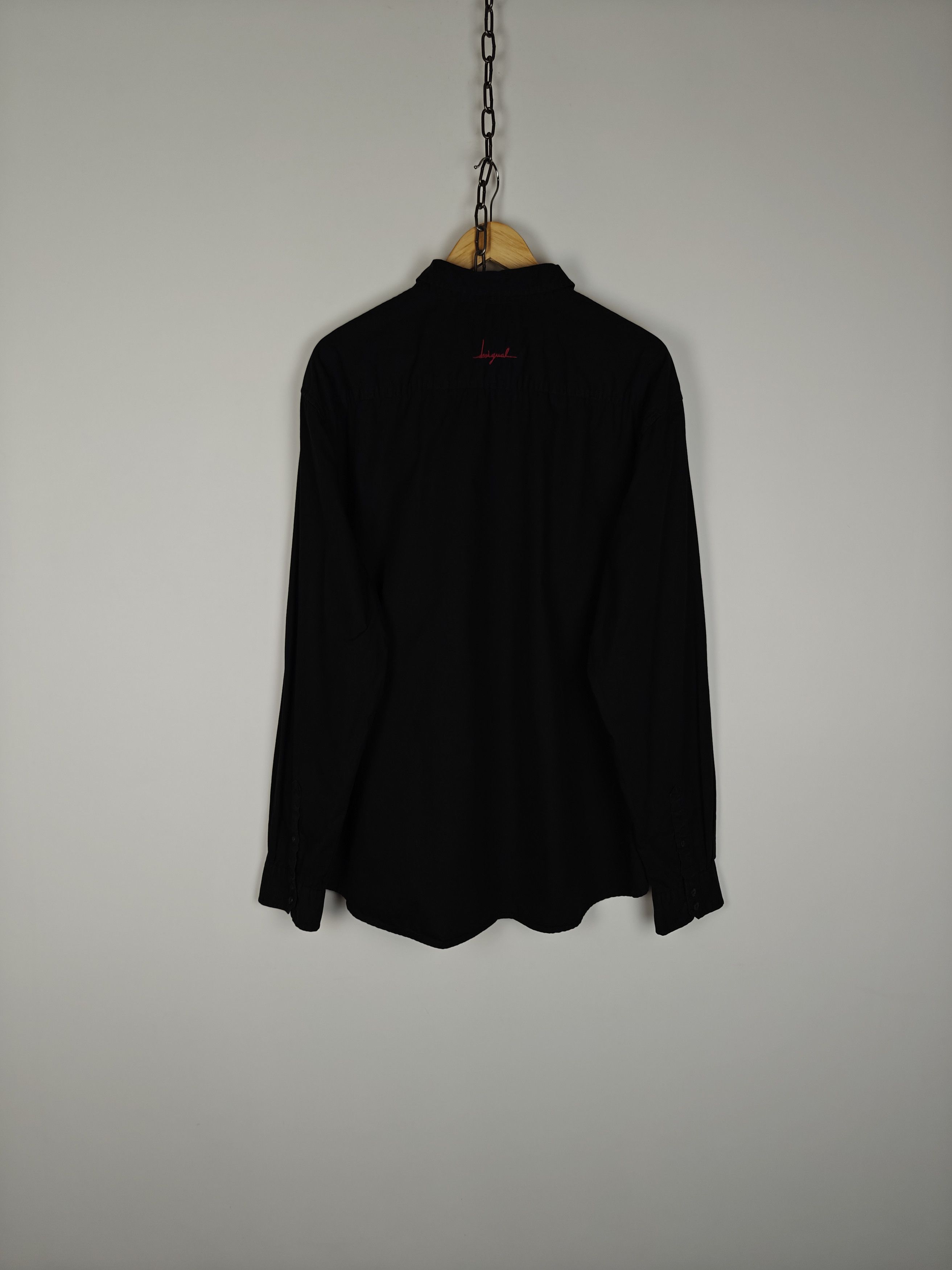 Desigual Desigual Shirt Collared Black size 3XL Size US XXL / EU 58 / 5 - 7 Thumbnail
