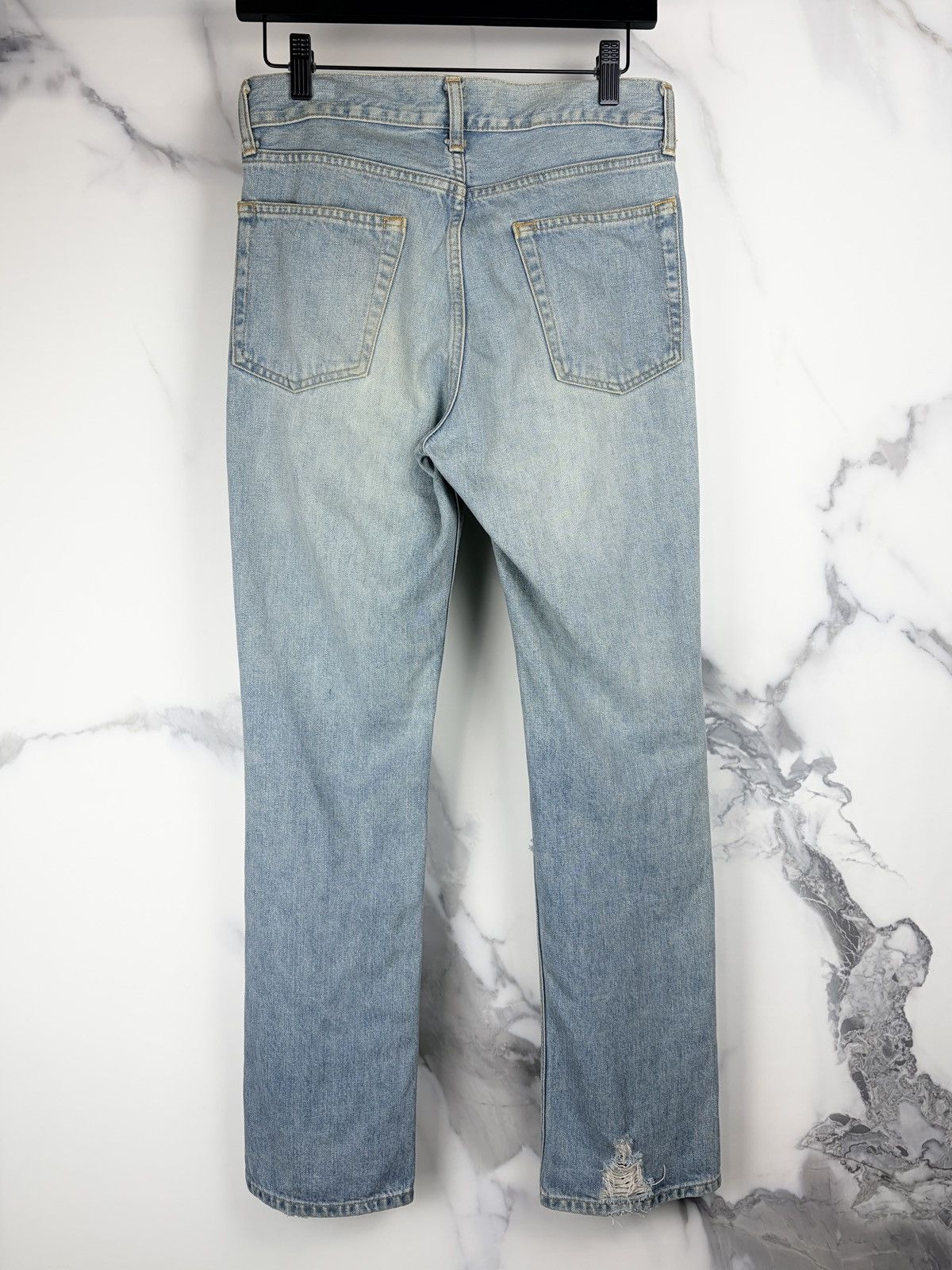 Junya Watanabe AW04 Junya Watanabe Distressed Crash Denim Jeans Thrashed Size US 28 / EU 44 - 3 Thumbnail