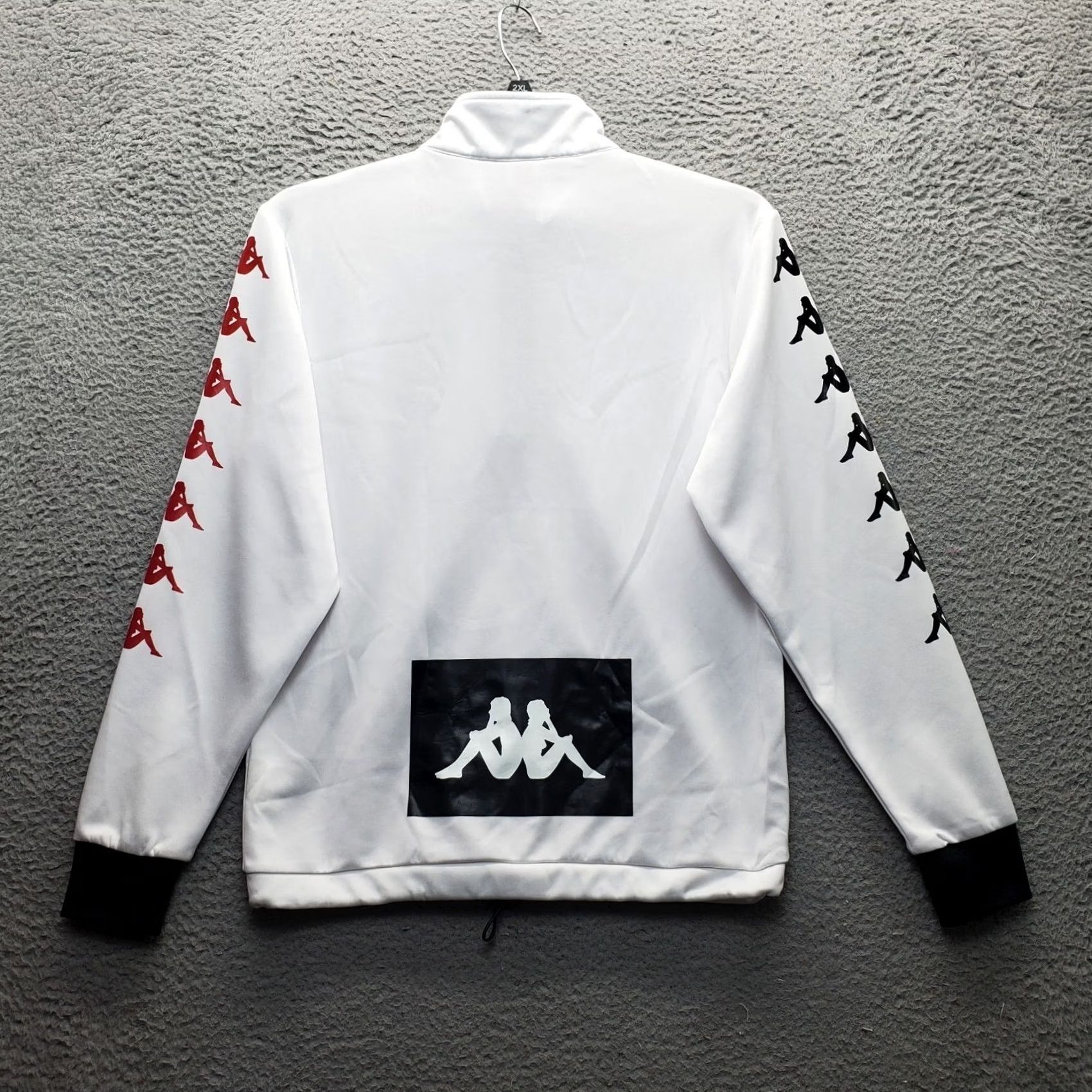 Kappa Kappa Sweatshirt Mens Small Mock Neck Long Sleeve Ribbed Cuff Quarter Zip Multicolor Pullover Size US S / EU 44-46 / 1 - 2 Thumbnail