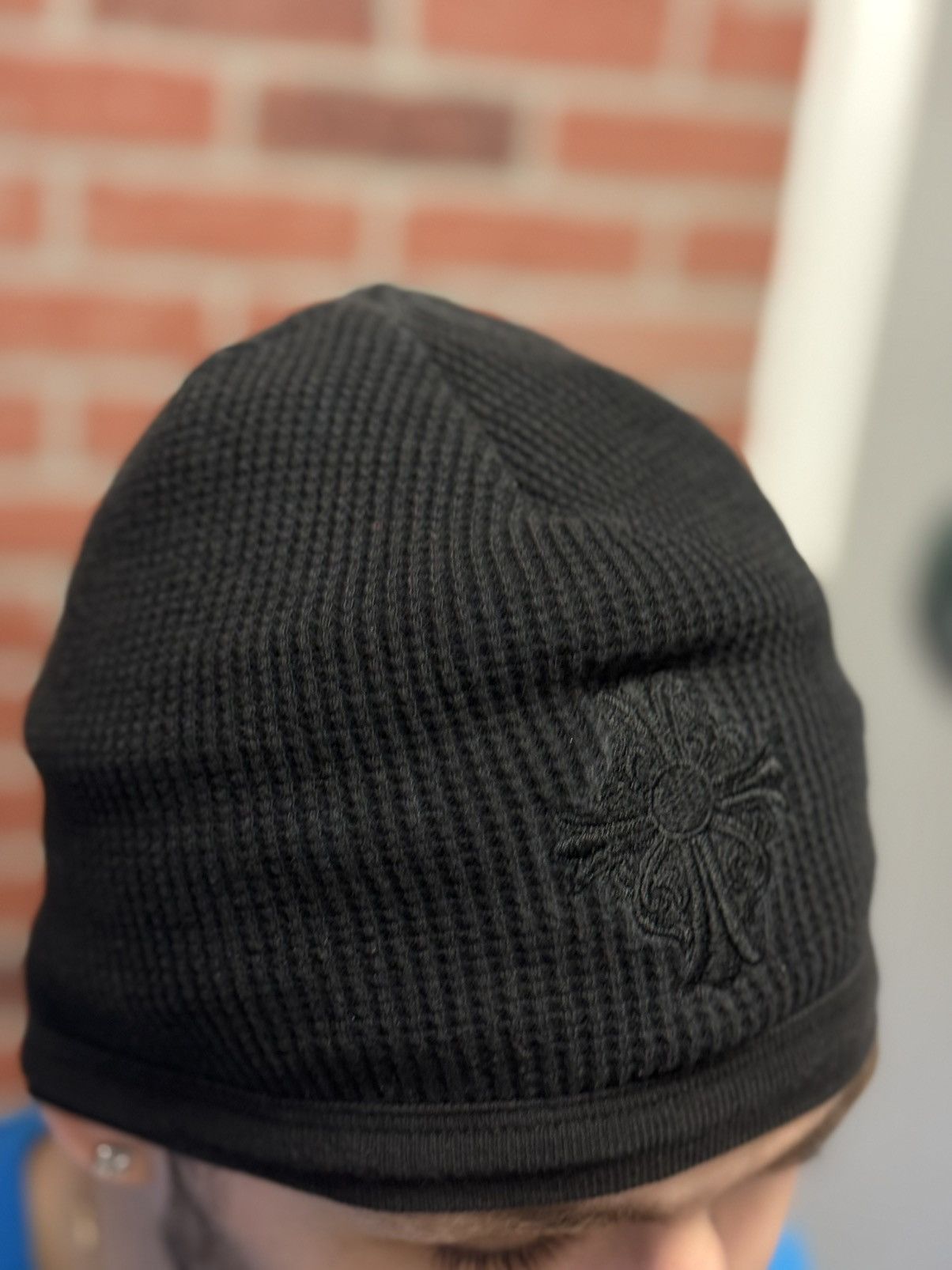 Chrome Hearts Chrome Hearts Black Thermal Beanie Hat RARE Exlusive 🧼 Size ONE SIZE - 1 Thumbnail