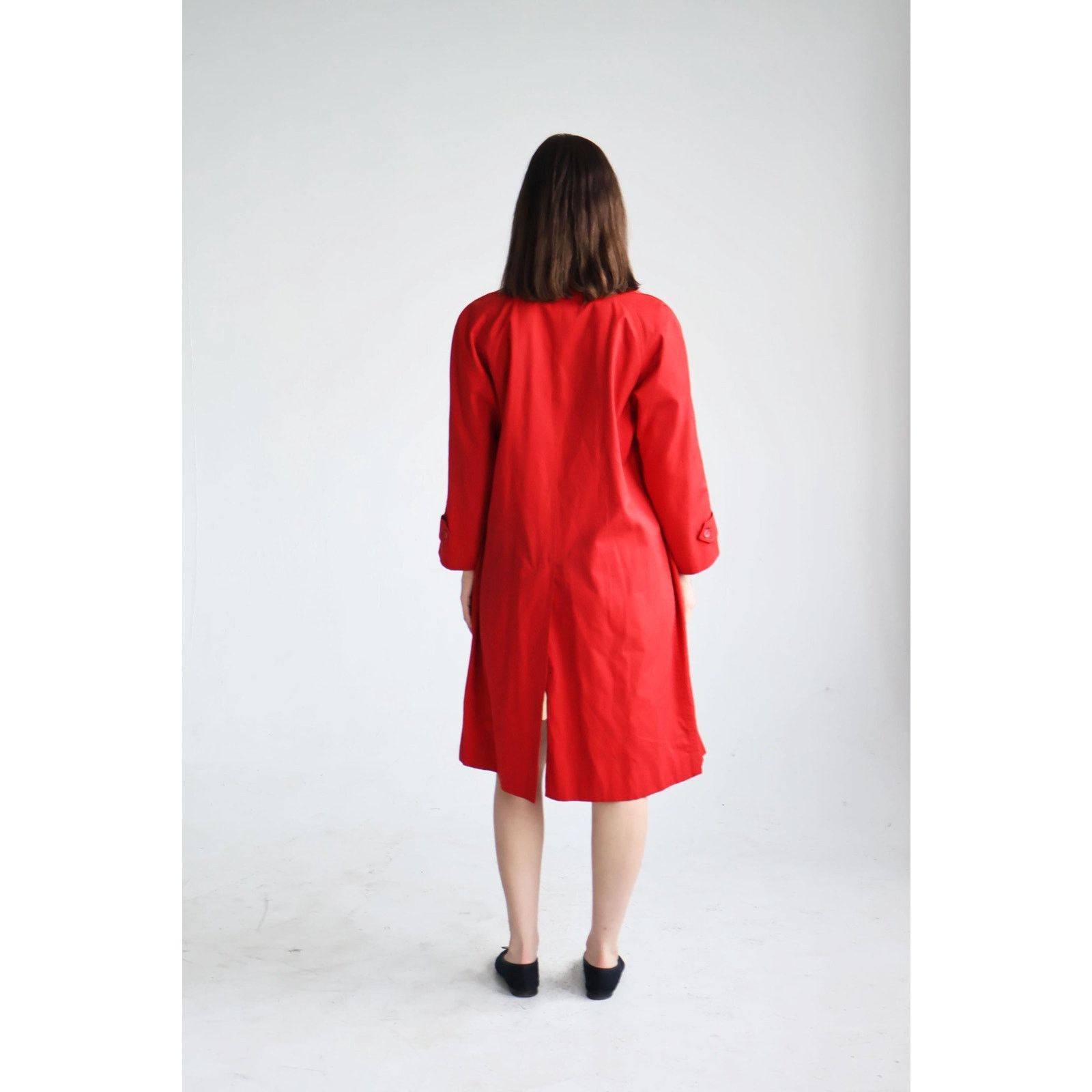 Burberry BURBERRY LONDON for Galtrucco Milano Trench Coat in Rouge Size M / US 6-8 / IT 42-44 - 8 Thumbnail