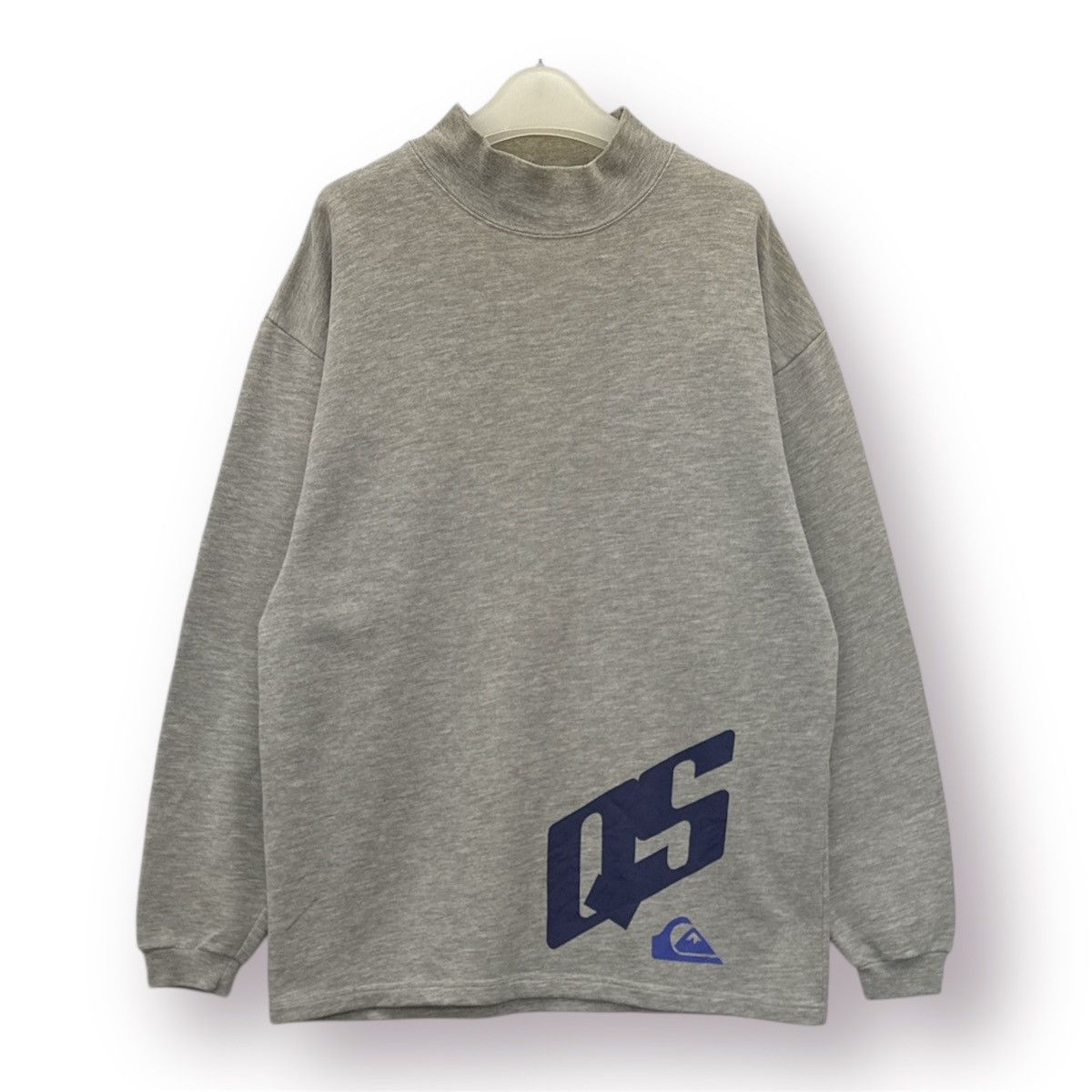 Quiksilver 🔥 VTG 90s SURF QUIKSILVER Backhit Logo High-Neck Sweatshirt Size US M / EU 48-50 / 2 - 2 Thumbnail