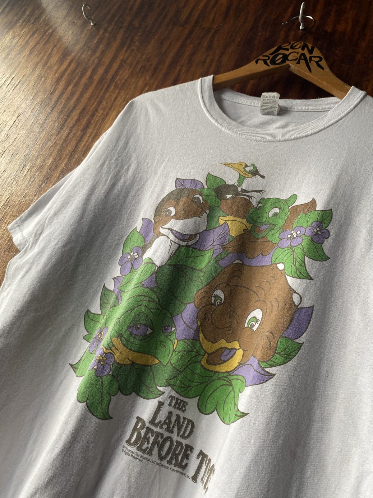 Vintage LAND BEFORE TIME MOVIE TEE Size US XL / EU 56 / 4 - 4 Thumbnail