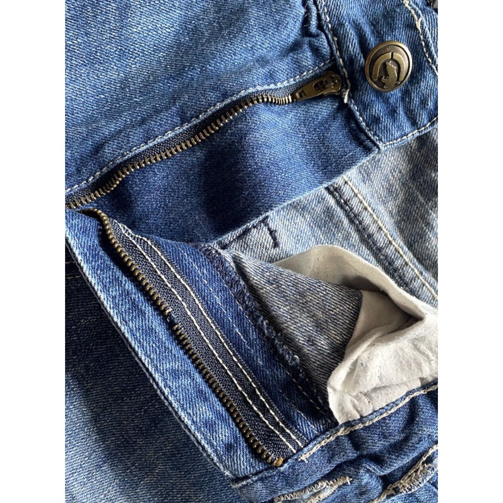 Ecko Unltd. VINTAGE Ecko Unltd Denim Shorts Blue Men’s 30 Zipper Embroidered Damaged Size US 30 / EU 46 - 7 Thumbnail