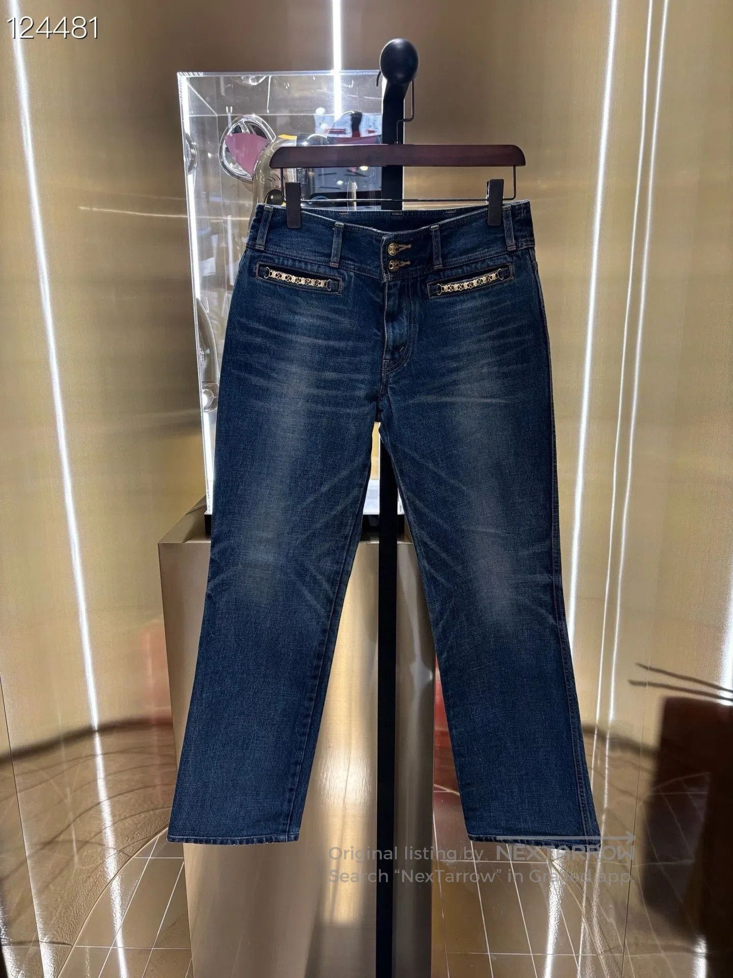 Celine Celine Distressed Blue Denim Jeans. Size 28" / US 6 / IT 42 - 1 Thumbnail