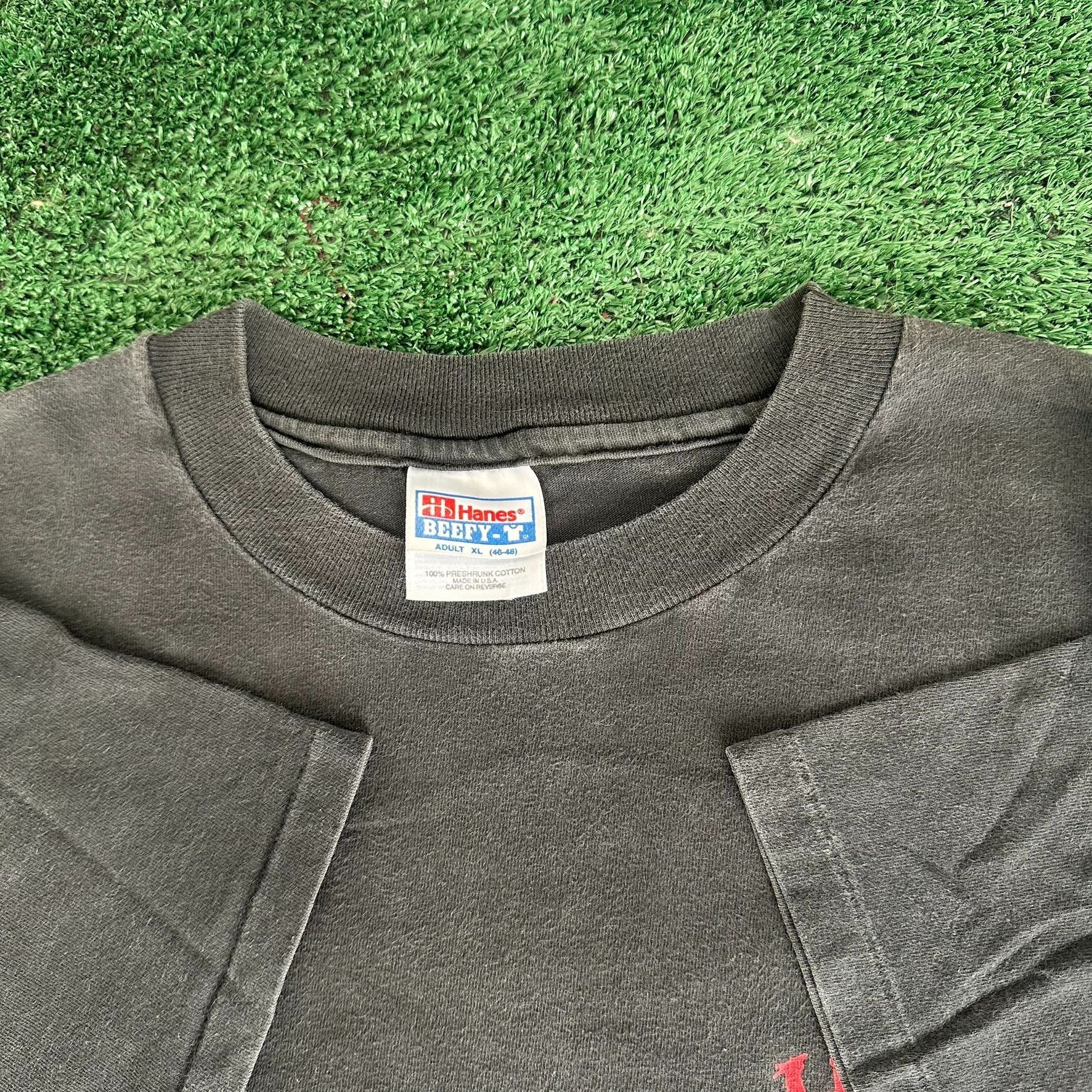 Hanes Vintage 90s HackerX Cybersecurity T-Shirt Grunge Tech Single Size US XL / EU 56 / 4 - 5 Thumbnail