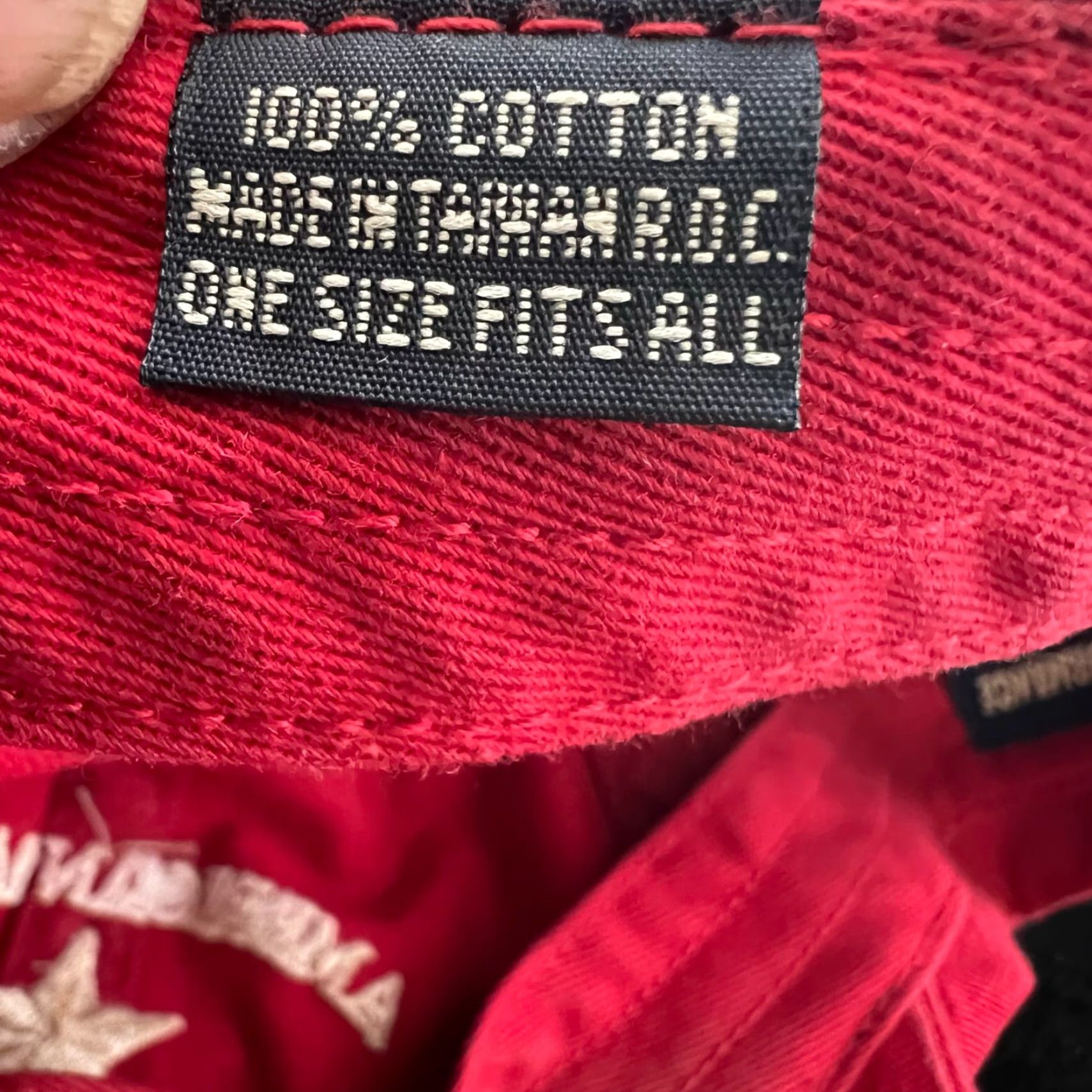 American Eagle Outfitters American Eagle Outfitters Hat Womens One Size Red Cotton Adjustable Baseball Cap American Womens Size ONE SIZE - 7 Thumbnail