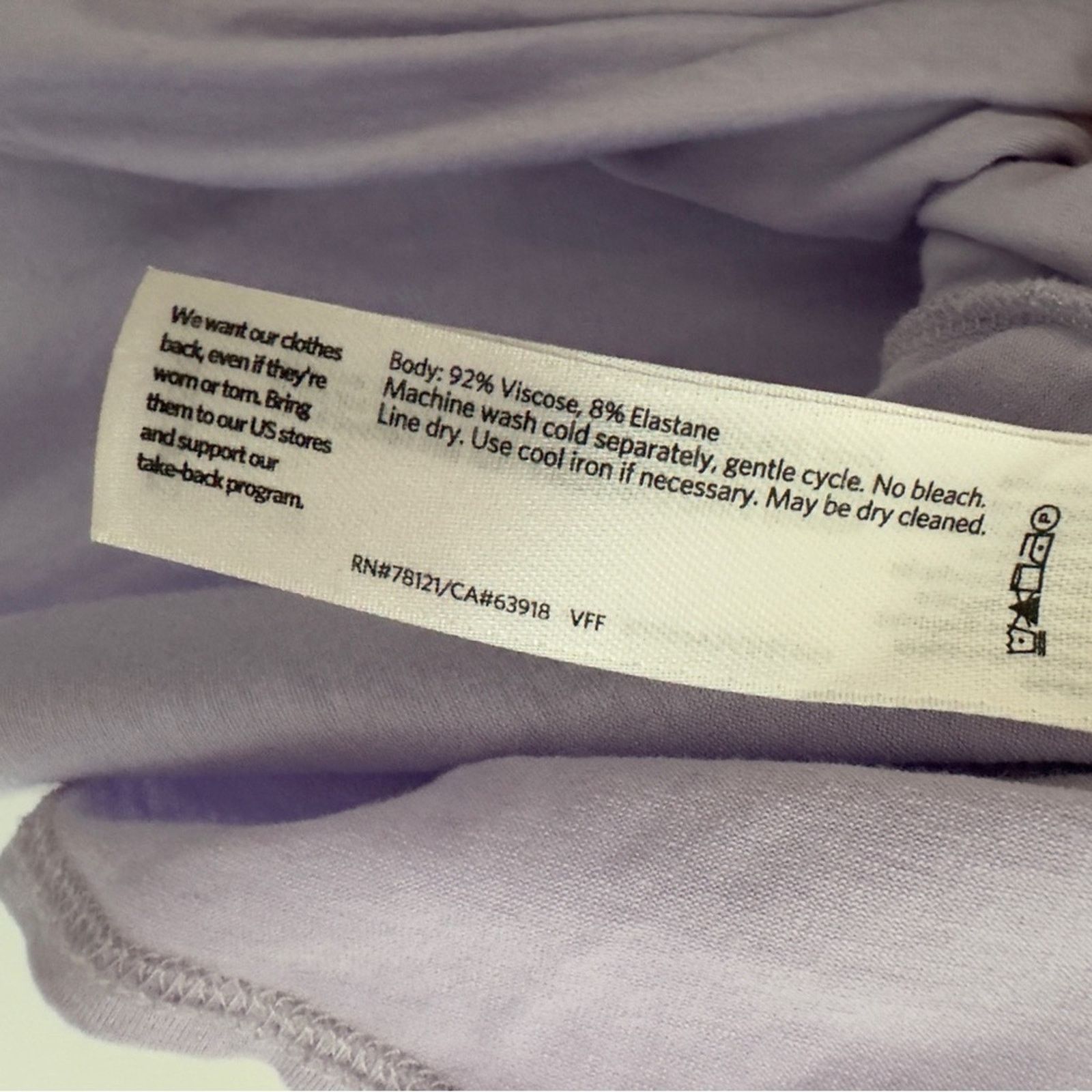 Eileen Fisher Eileen Fisher Lavender short sleeve mini shift dress solid M Size M / US 6-8 / IT 42-44 - 5 Thumbnail