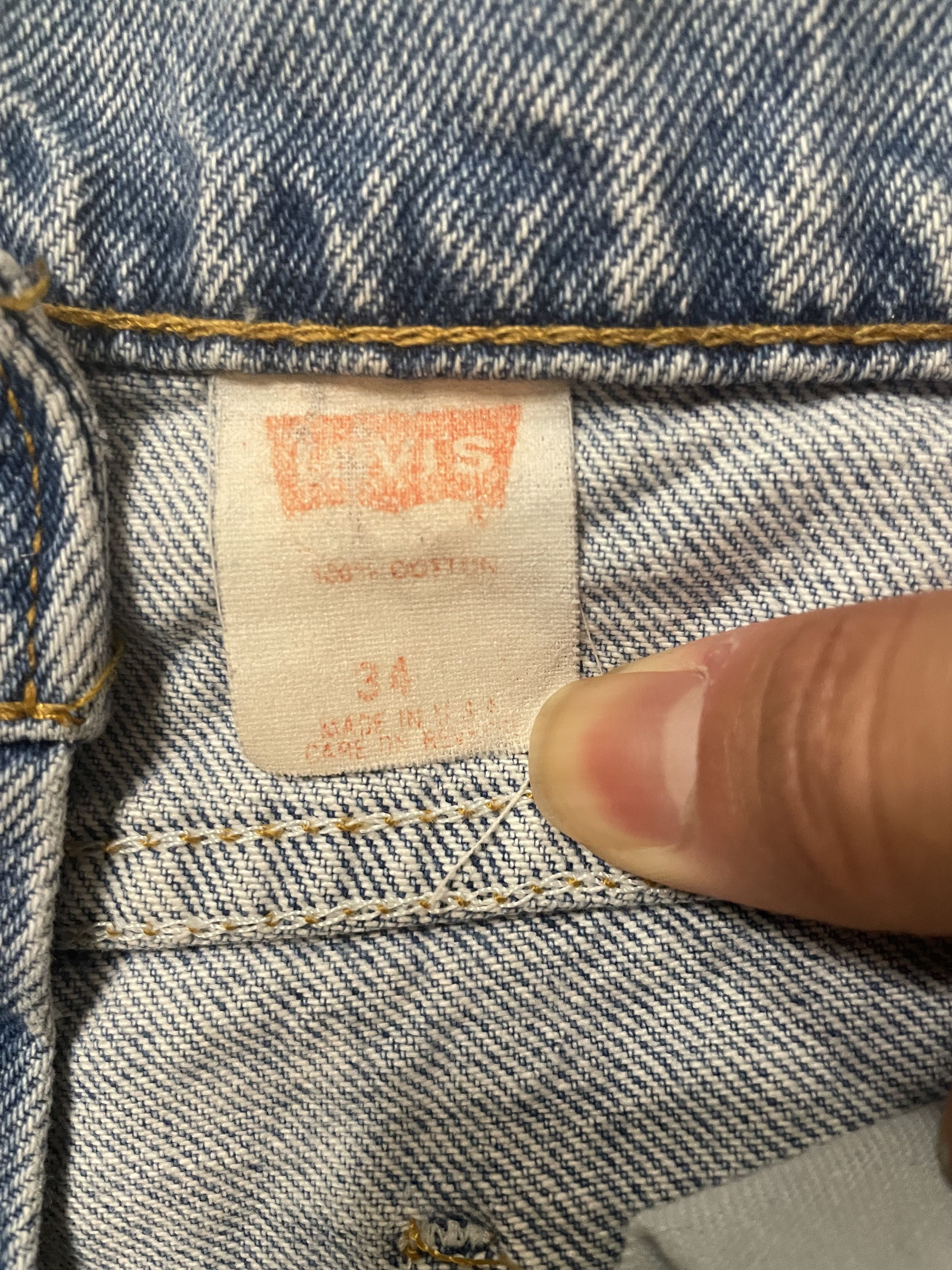 Levi's Vintage Clothing Levi's Orange tab Vintage 90s Jean shorts Size US 34 / EU 50 - 4 Thumbnail