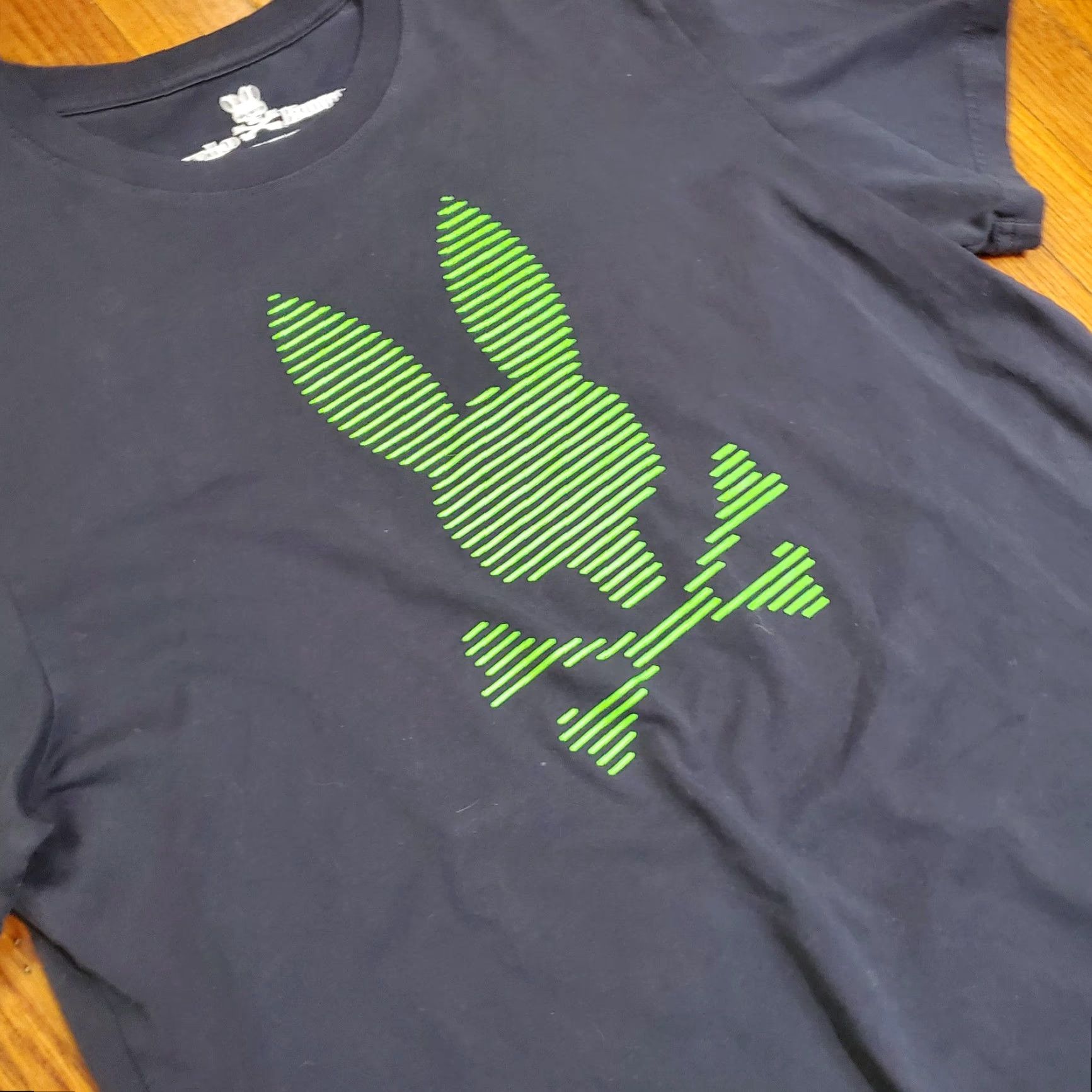 Psycho Bunny Psycho Bunny Shirt Mens 5 Black Skull Bunny Graphic Tee Tagless Pima Cotton Size US S / EU 44-46 / 1 - 2 Thumbnail