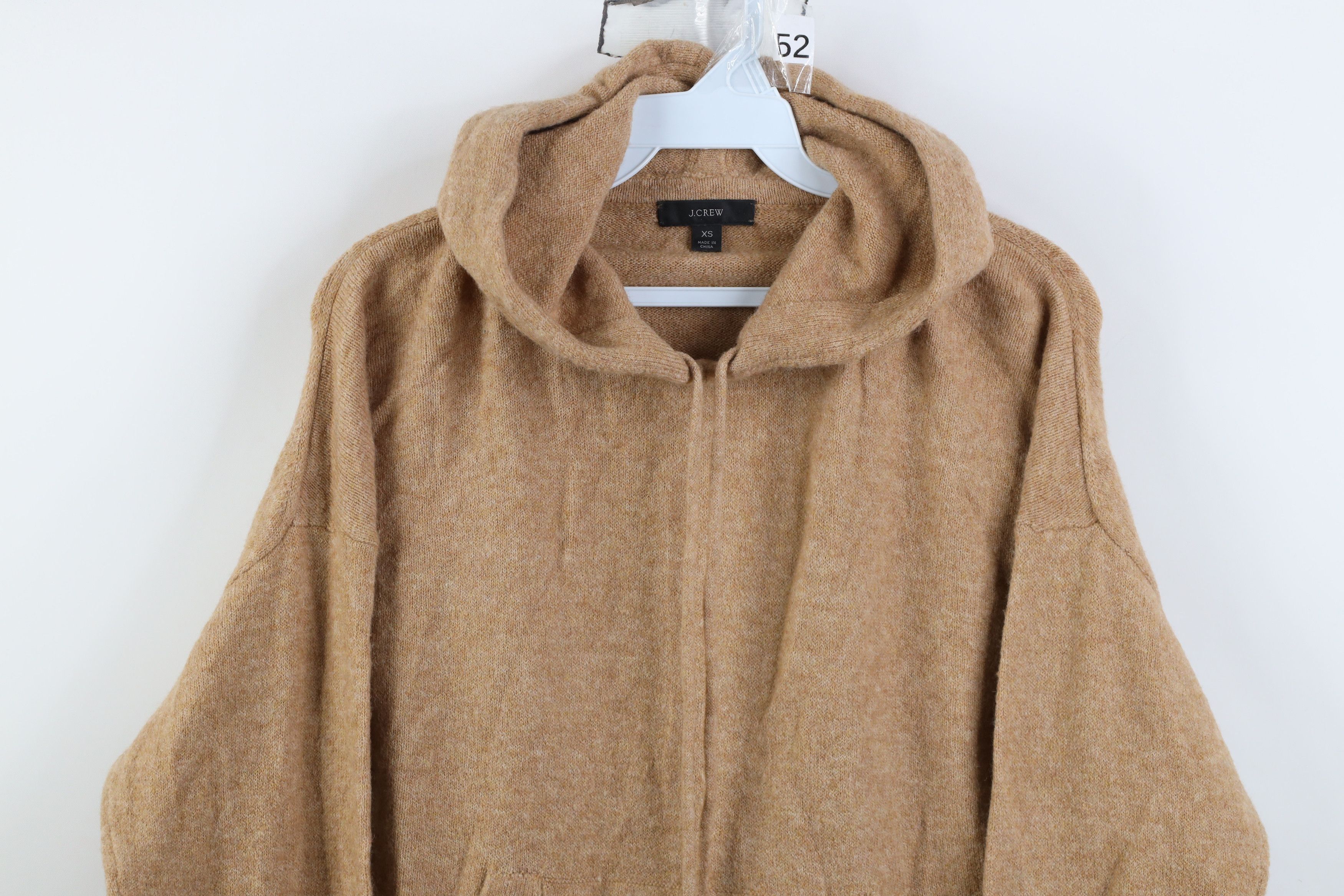 J.Crew J Crew Merino Wool Alpaca Supersoft Yarn Knit Hoodie Sweater Size XS / US 0-2 / IT 36-38 - 2 Thumbnail