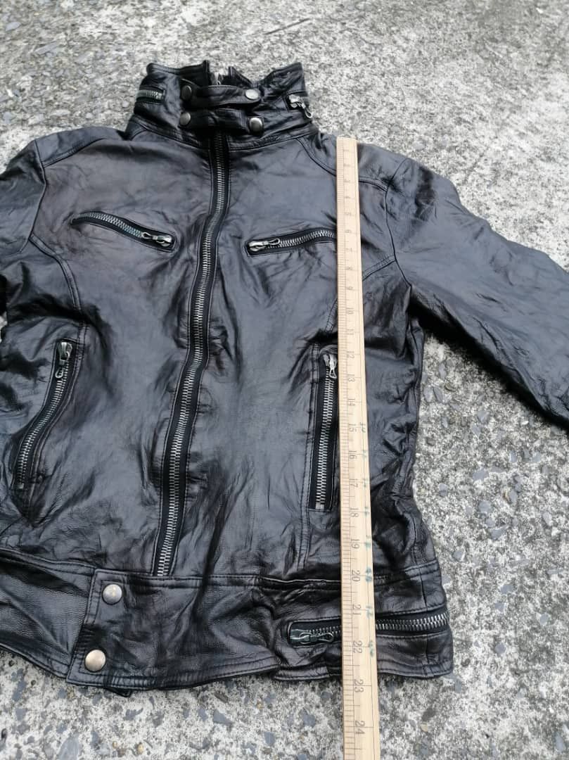 Japanese Brand × Shellac Shellac Made In Japan Bikers / Punk Style Leather Jacket Size US S / EU 44-46 / 1 - 4 Thumbnail