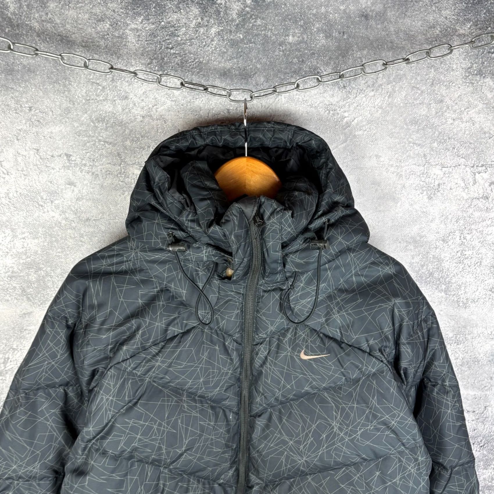 Nike Nike Down Jacket Puffer Blue Polyester Size L Men’s Vintage Jacket Size US L / EU 52-54 / 3 - 2 Thumbnail