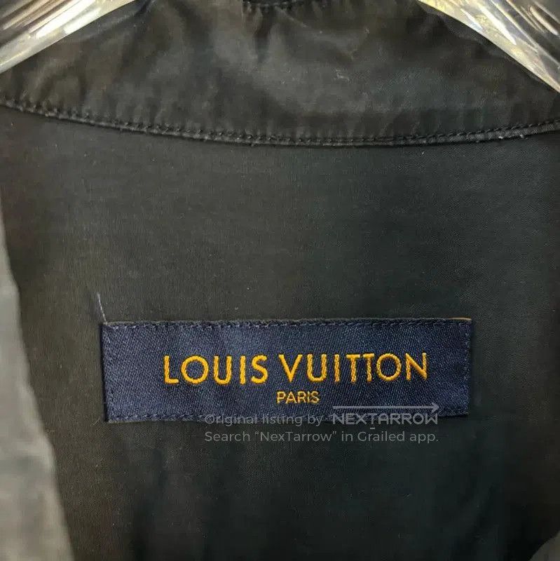 Louis Vuitton Louis Vuitton Black Cotton Long Sleeve Shirt . Size US XXL / EU 58 / 5 - 4 Thumbnail