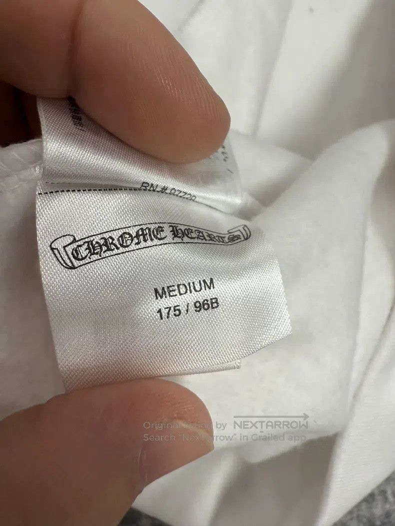Chrome Hearts CHROME HEARTS Size M White horseshoe hoodie Size US M / EU 48-50 / 2 - 3 Thumbnail