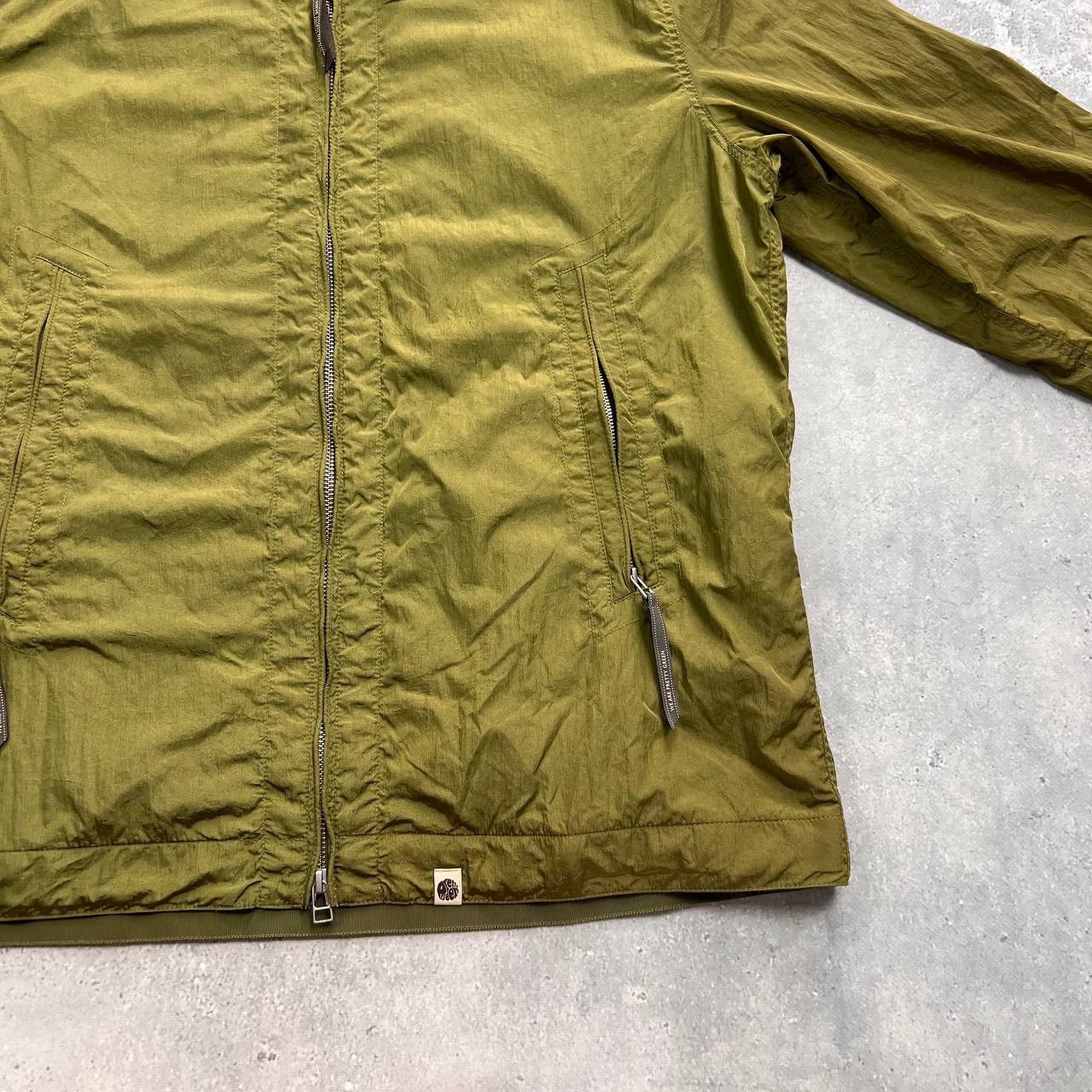 Pretty Green Pretty Green Crinkle Nylon Light Jacket Green Size L Size US L / EU 52-54 / 3 - 12 Thumbnail