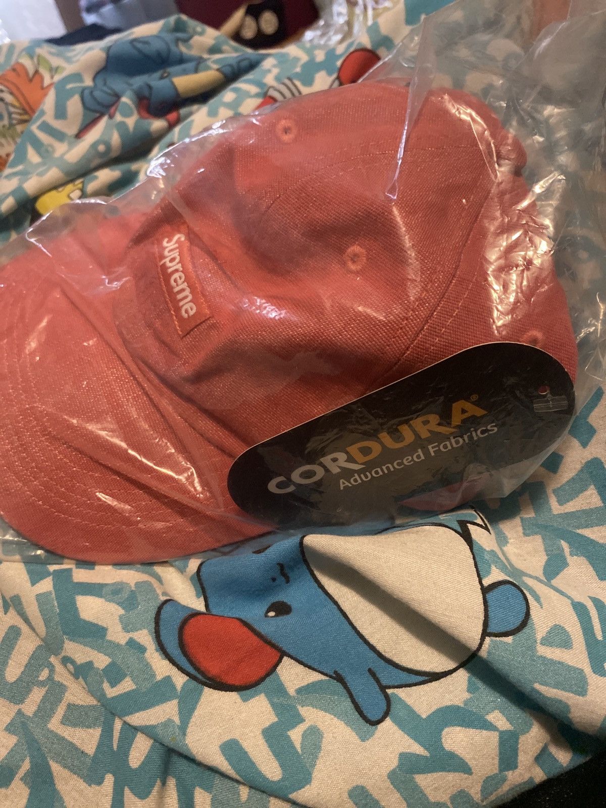 Supreme Supreme Cordura Denim Small Box 6-Panel Pink Size ONE SIZE - 3 Thumbnail