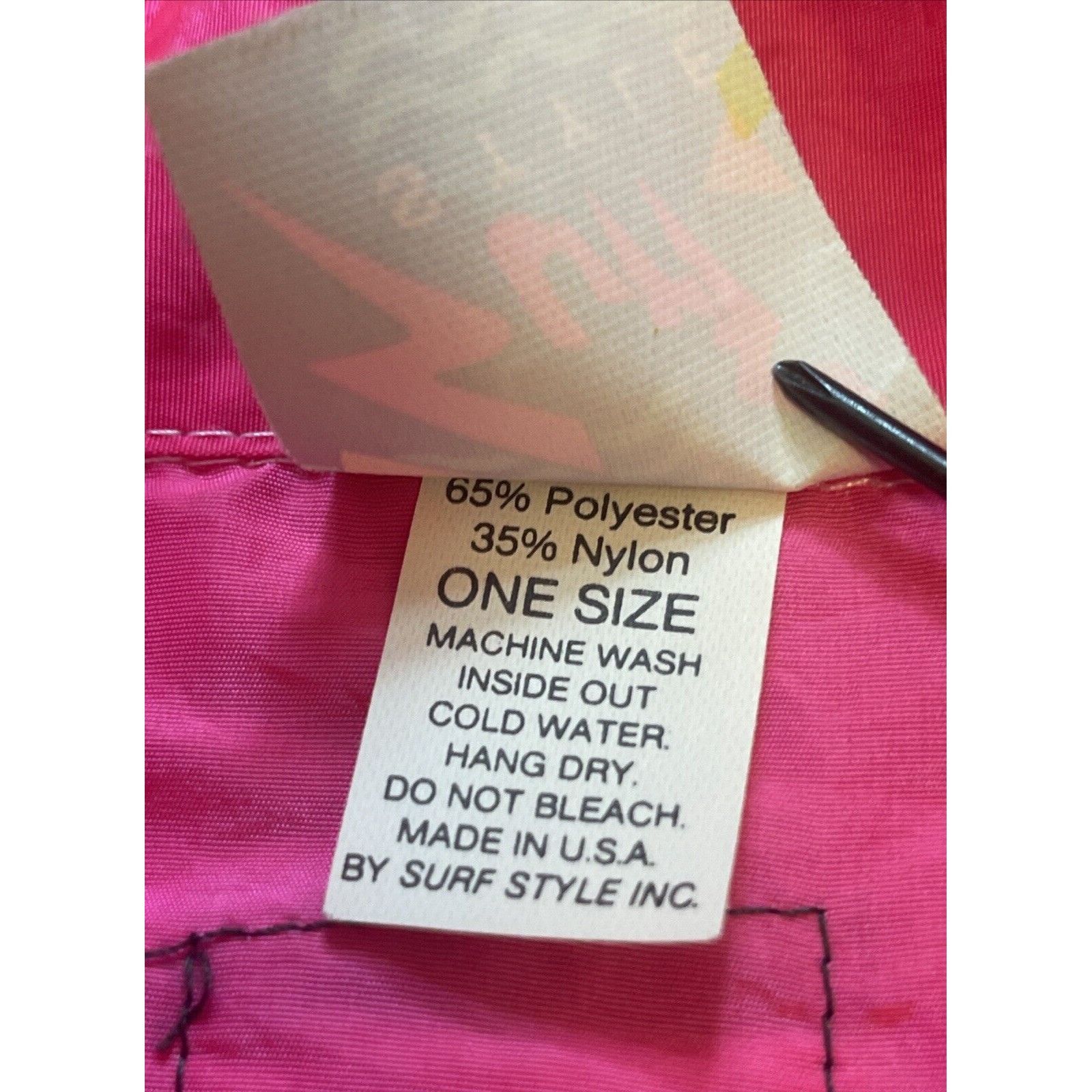 Other Vintage 90s XL Surf Style Unisex Neon Pink Pullover Windbrea Size US XL / EU 56 / 4 - 7 Thumbnail