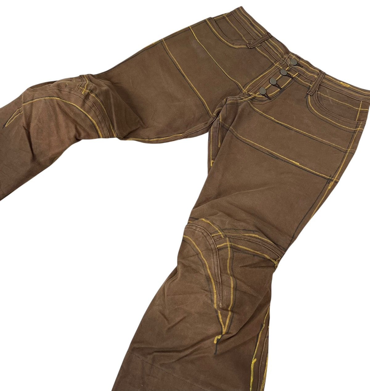 Christopher Nemeth Christopher Nemeth Archive Twill Flared Leg Trousers Size US 31 - 7 Thumbnail