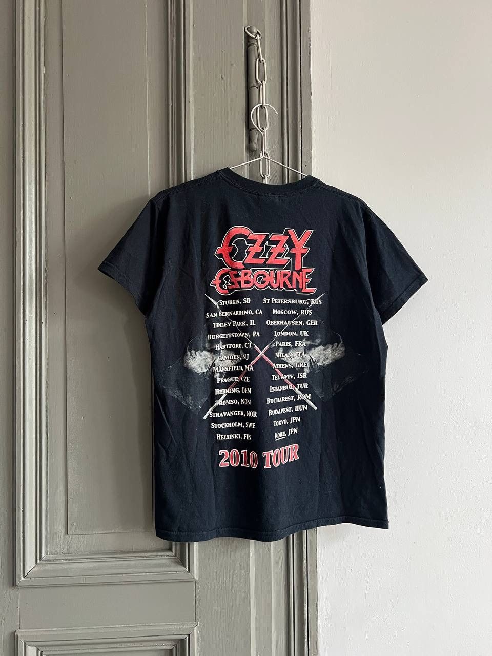 Band Tees × Gildan × Ozzy Osbourne Ozzy Osbourne 2009-2010 Scream World Tour Band Tee Gildan Size US S / EU 44-46 / 1 - 4 Thumbnail