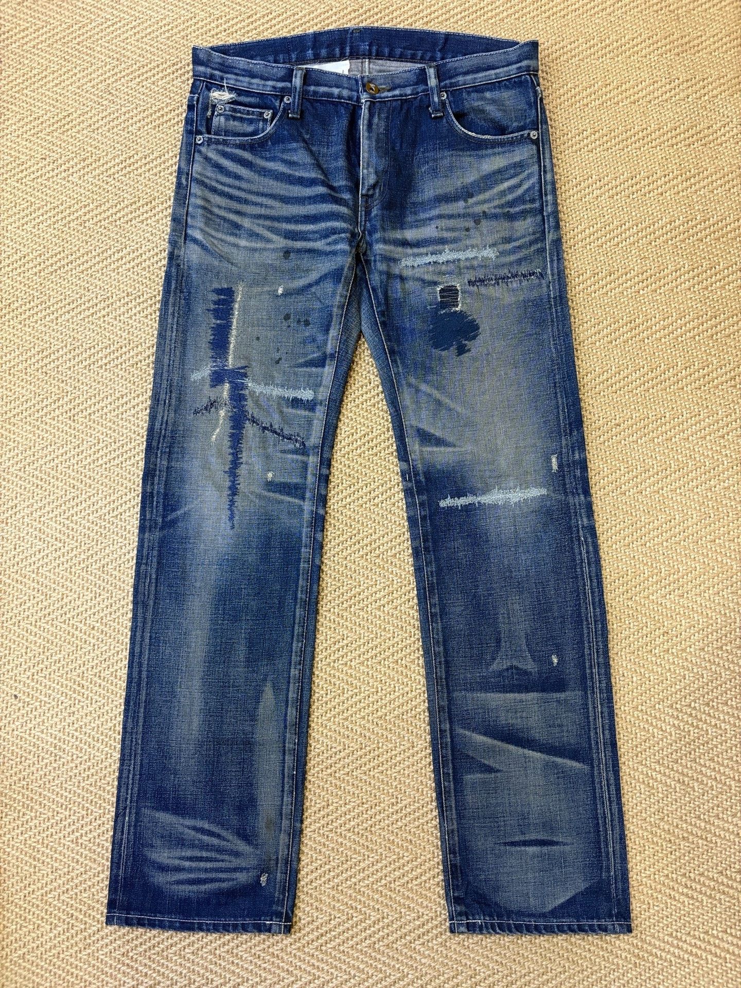 Neighborhood Neighborhood 07 FLASH Washed Denim Size US 30 / EU 46 - 1 Thumbnail