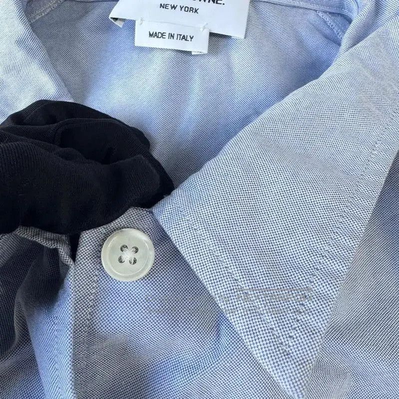 Thom Browne Thom Browne Stylish Blue Short Sleeve Blouse . Size M / US 6-8 / IT 42-44 - 9 Thumbnail