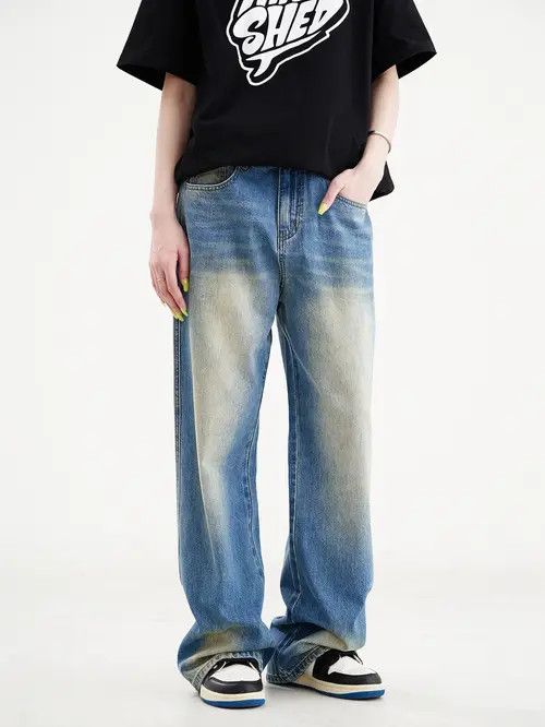 Jean fade skate distressed baggy jeans Size US 30 / EU 46 - 4 Thumbnail