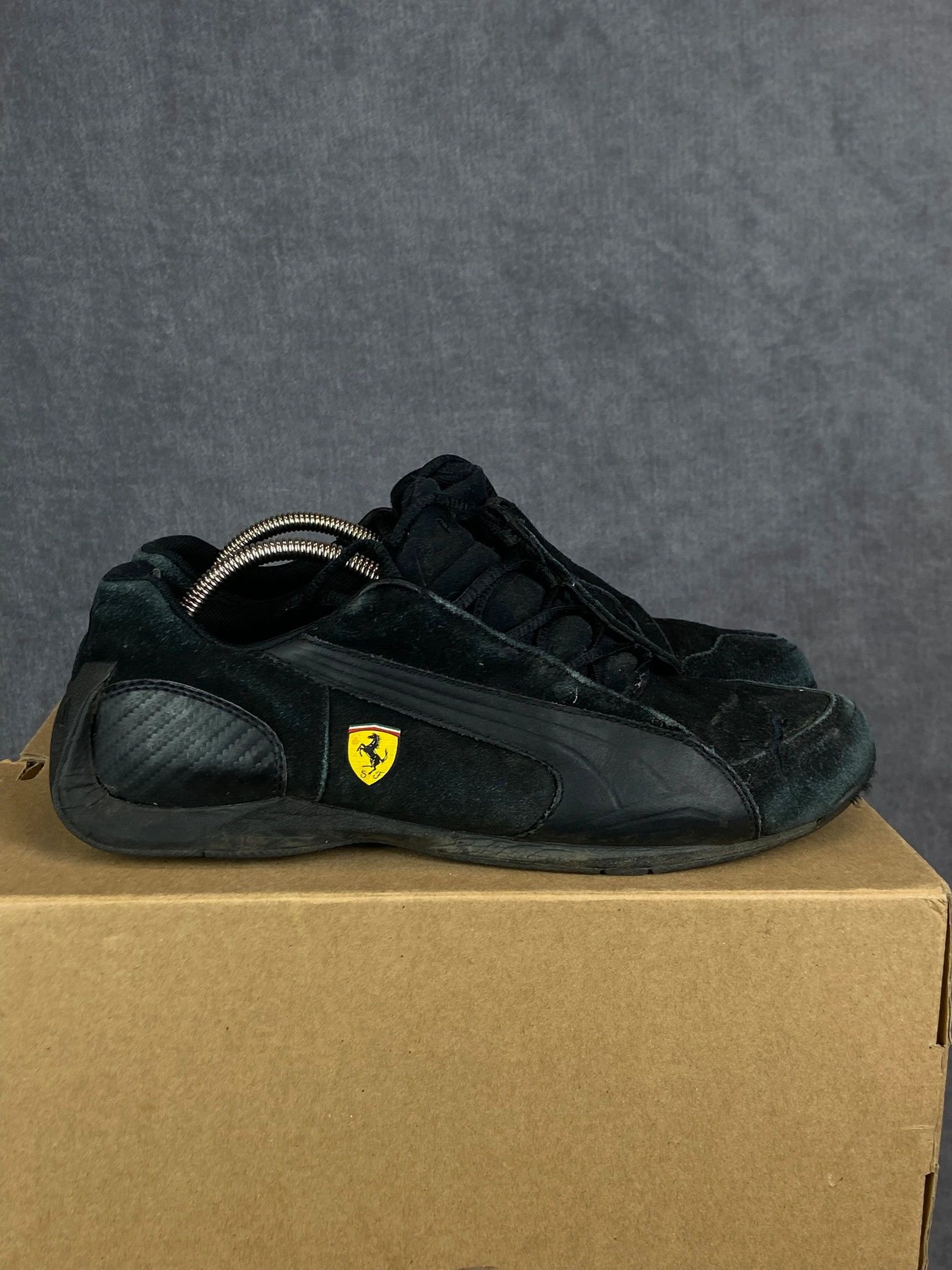 Puma Puma Ferrari Black Suede Sneakers 38.5 Size US 5.5 / EU 38 - 5 Thumbnail