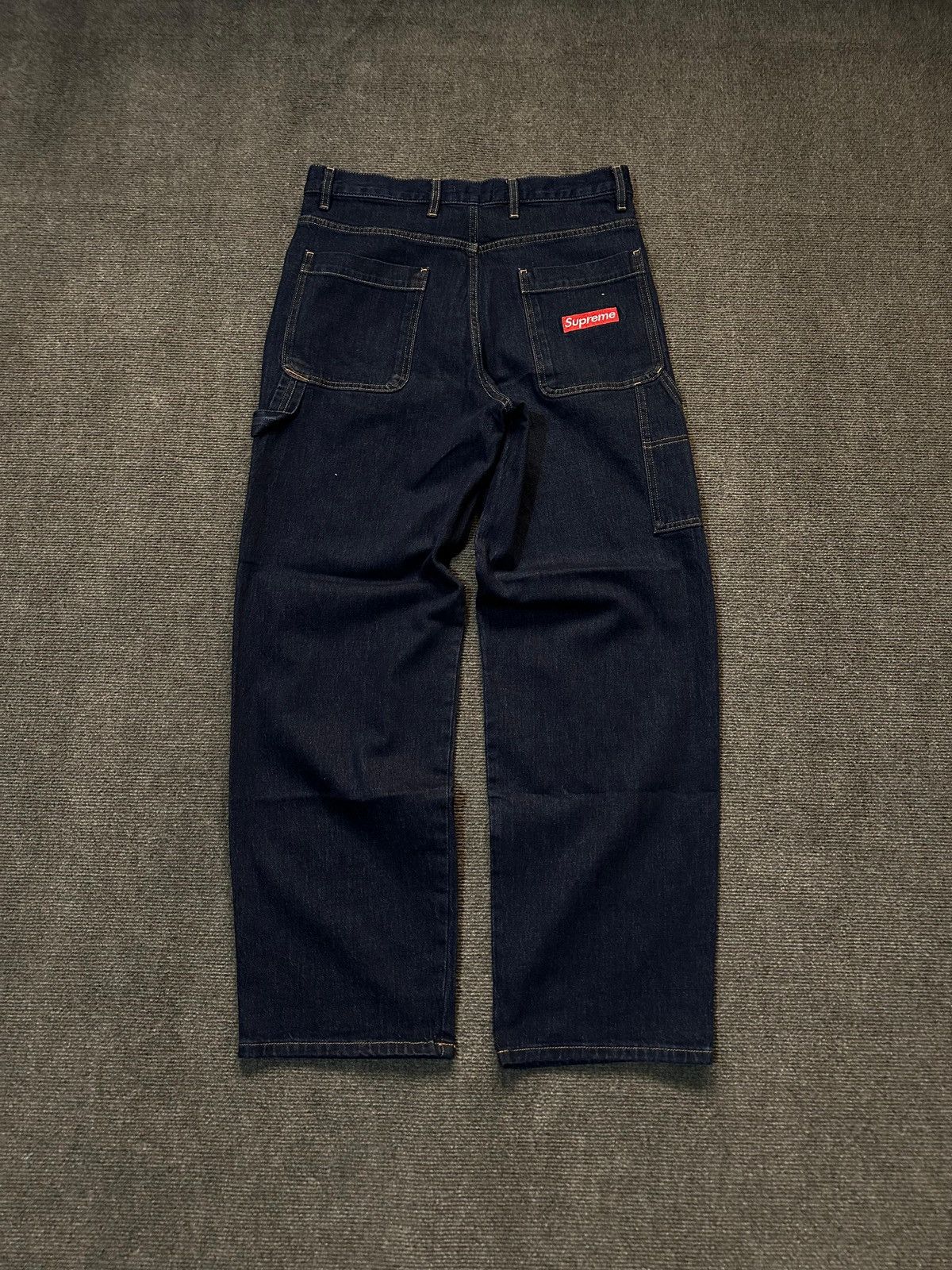 Supreme Supreme embroidery box logo denim work pant | Grailed