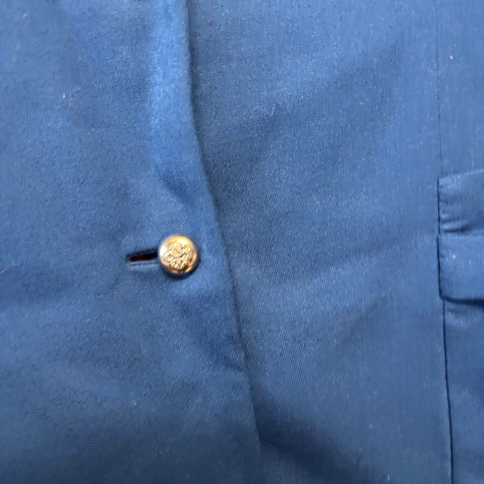 Other Vintage Long Blazer Blue Red 3 Button Long Eclectic Grandpa Size US S / EU 44-46 / 1 - 8 Thumbnail