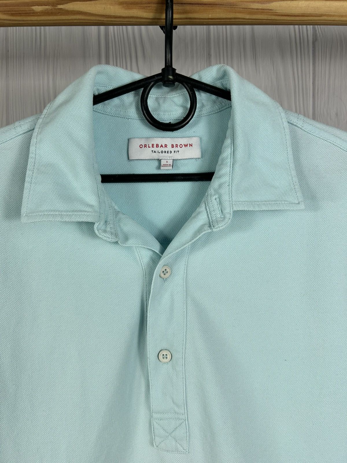 Orlebar Brown Orlebar Brown Tailored Fit Blue Polo Shirt Size S Size US S / EU 44-46 / 1 - 7 Thumbnail