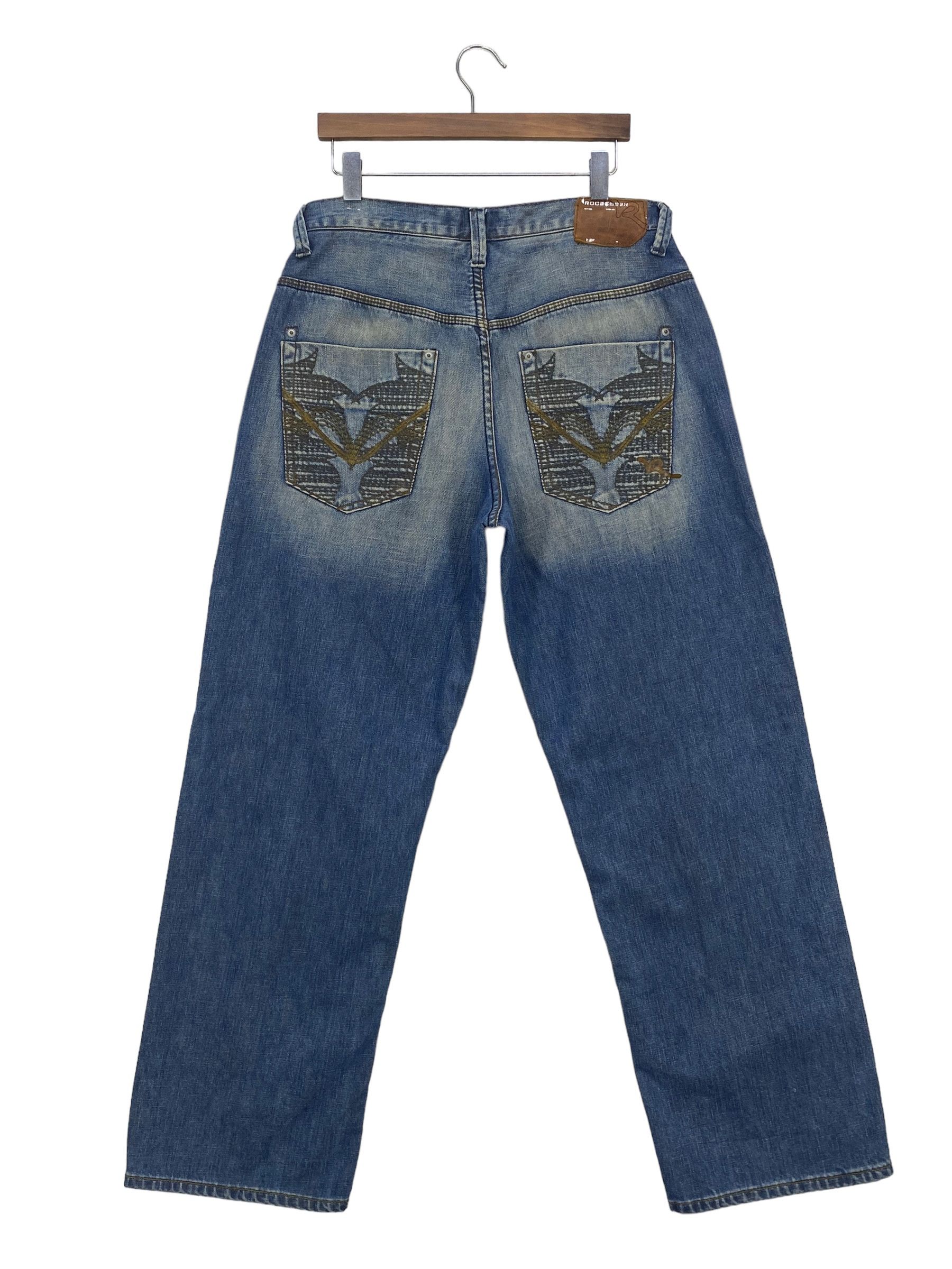 image of Rocawear Jeans Jay-Z Rocawear Baggy Denim Jeans in Blue, Men's (Size 34)