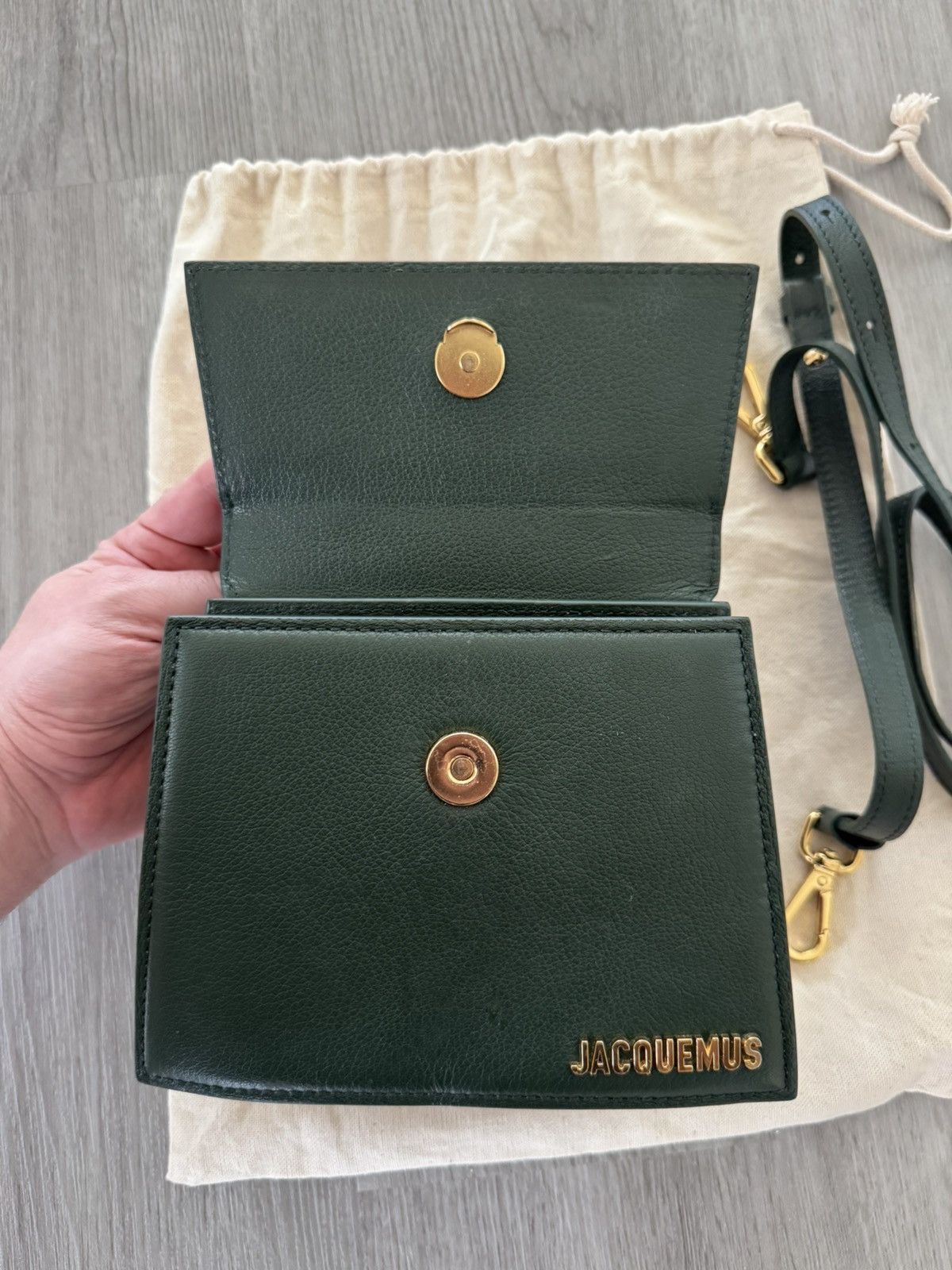 Jacquemus Jacquemus Chiquito Small Green Bag leather Size ONE SIZE - 6 Thumbnail