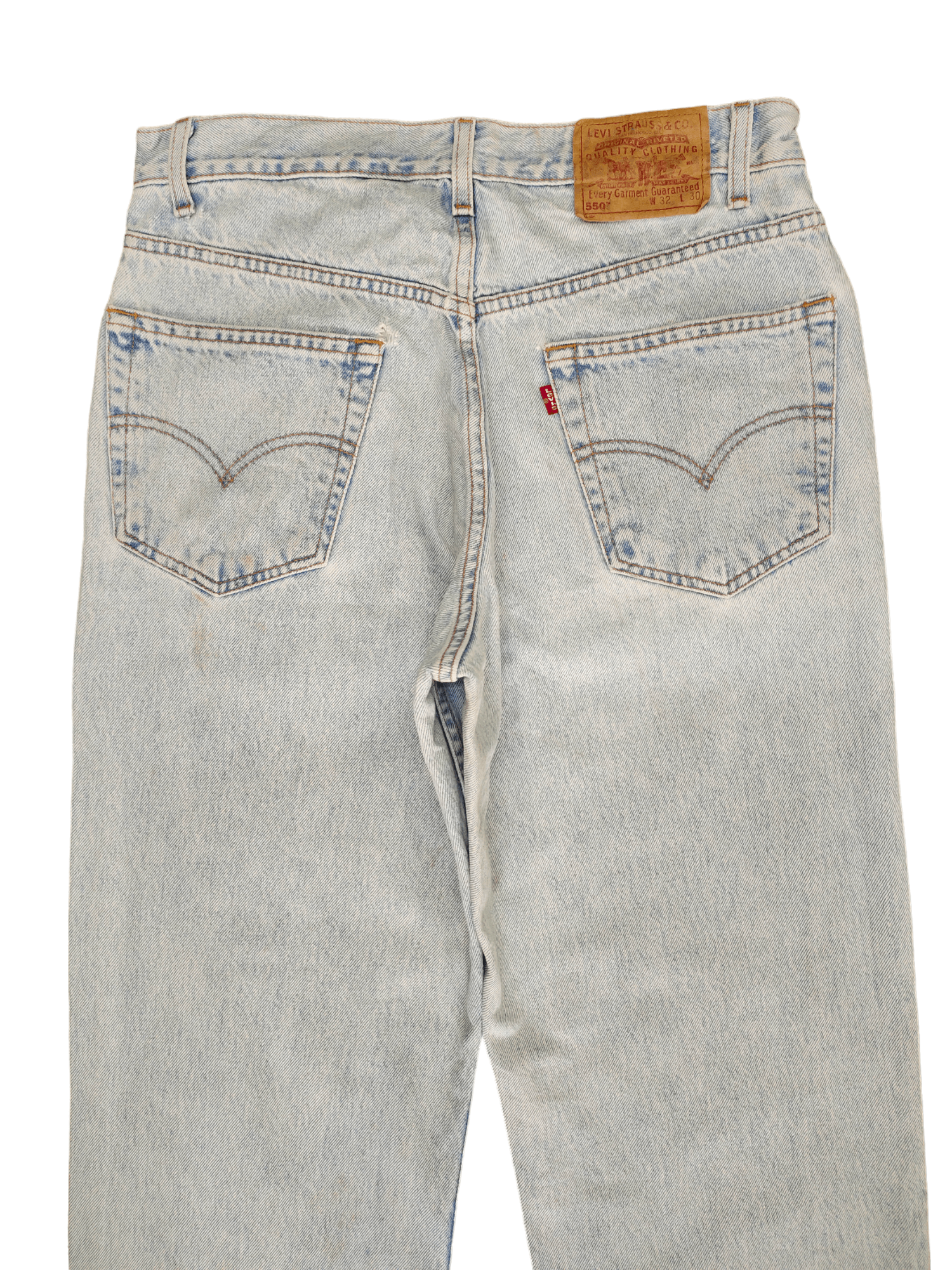 Levi's Vintage Clothing Size 32x29 Vintage Levis 550 Light Wash Jeans Relaxed Fit Size US 32 / EU 48 - 1 Thumbnail