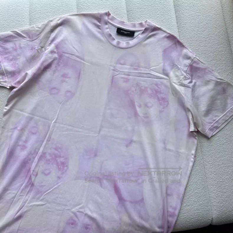 Givenchy Givenchy Light pink printed Virgin Mary short sleeve T-shi Size US XXS / EU 40 - 3 Thumbnail