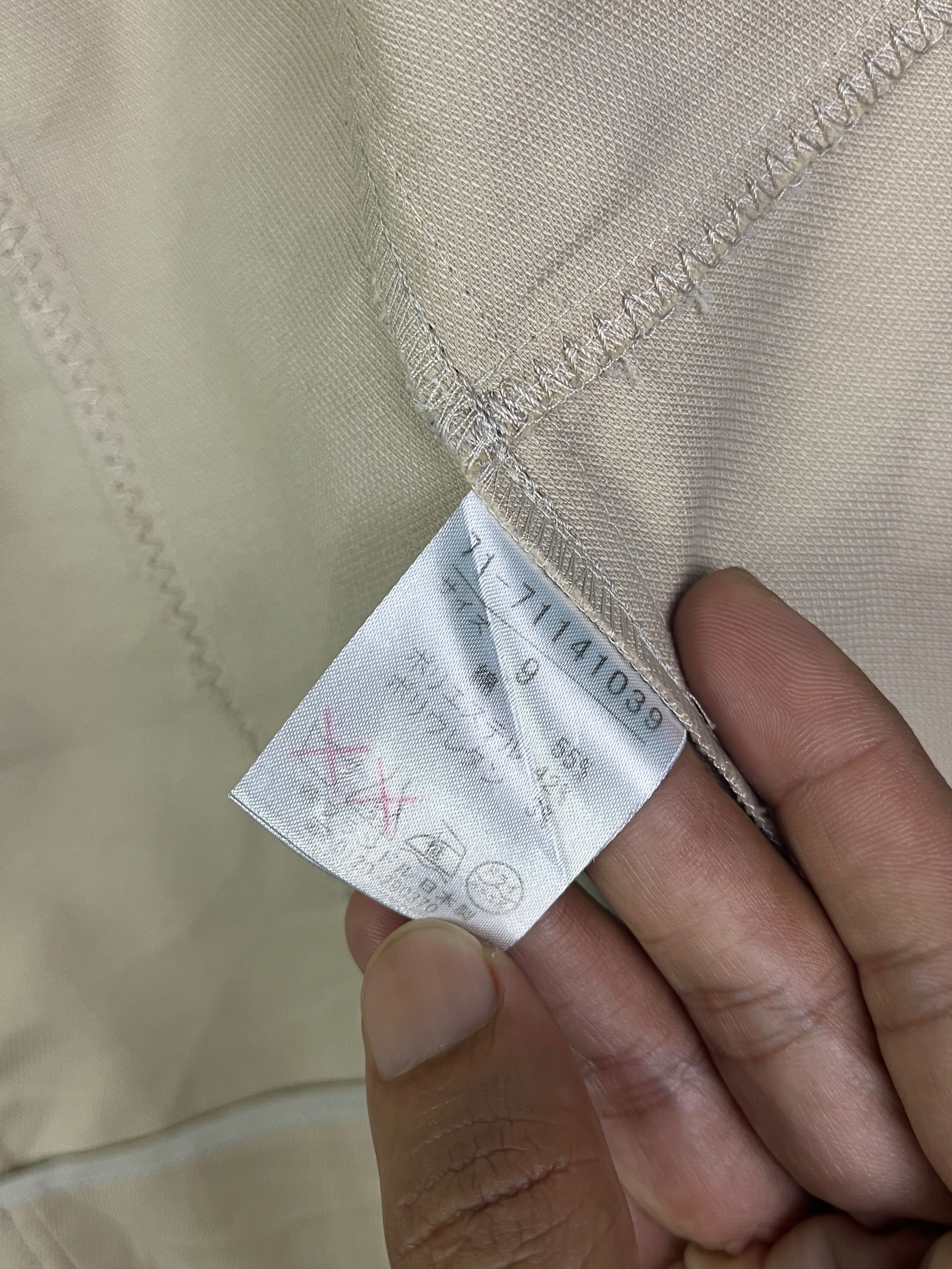 Japanese Brand Ined Single Button Blazer Jacket Beige Yohji Yamamoto Size S / US 4 / IT 40 - 13 Thumbnail